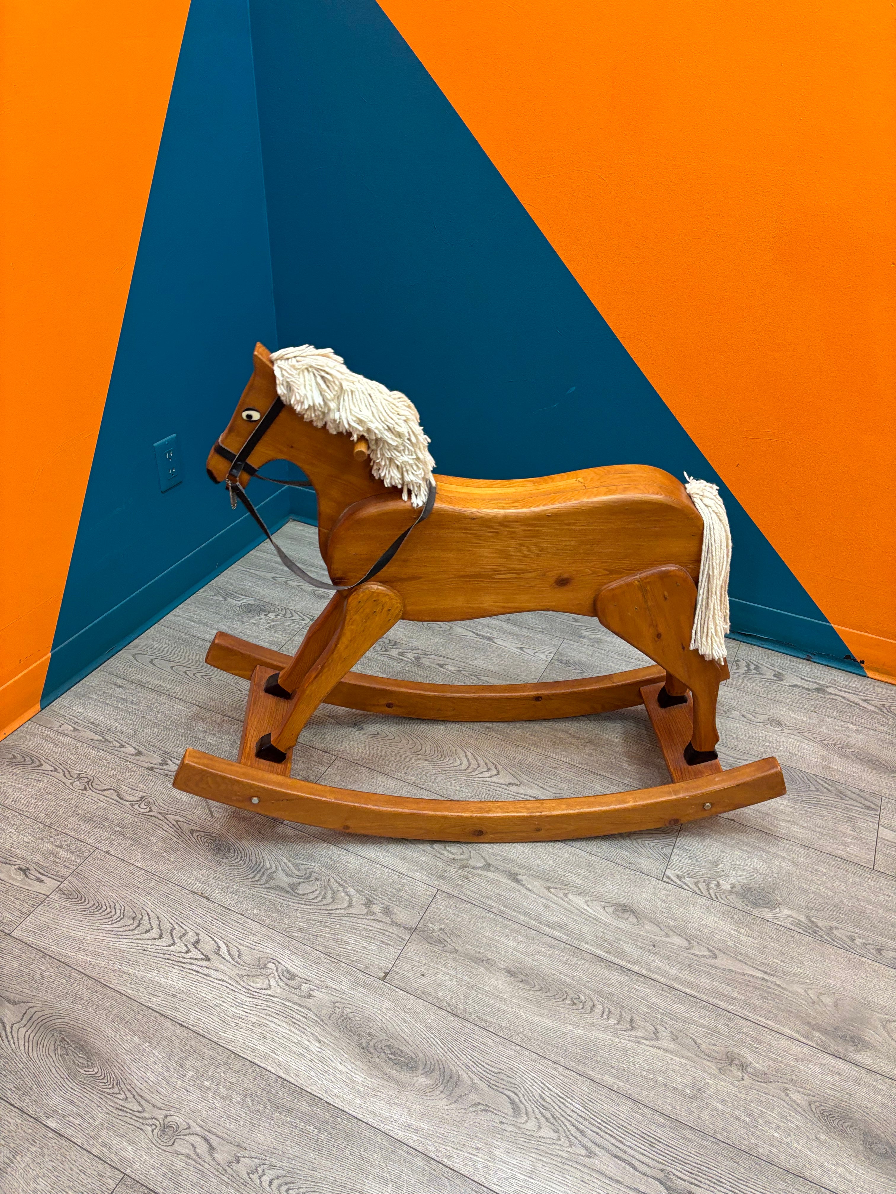 Wood Rocking Horse