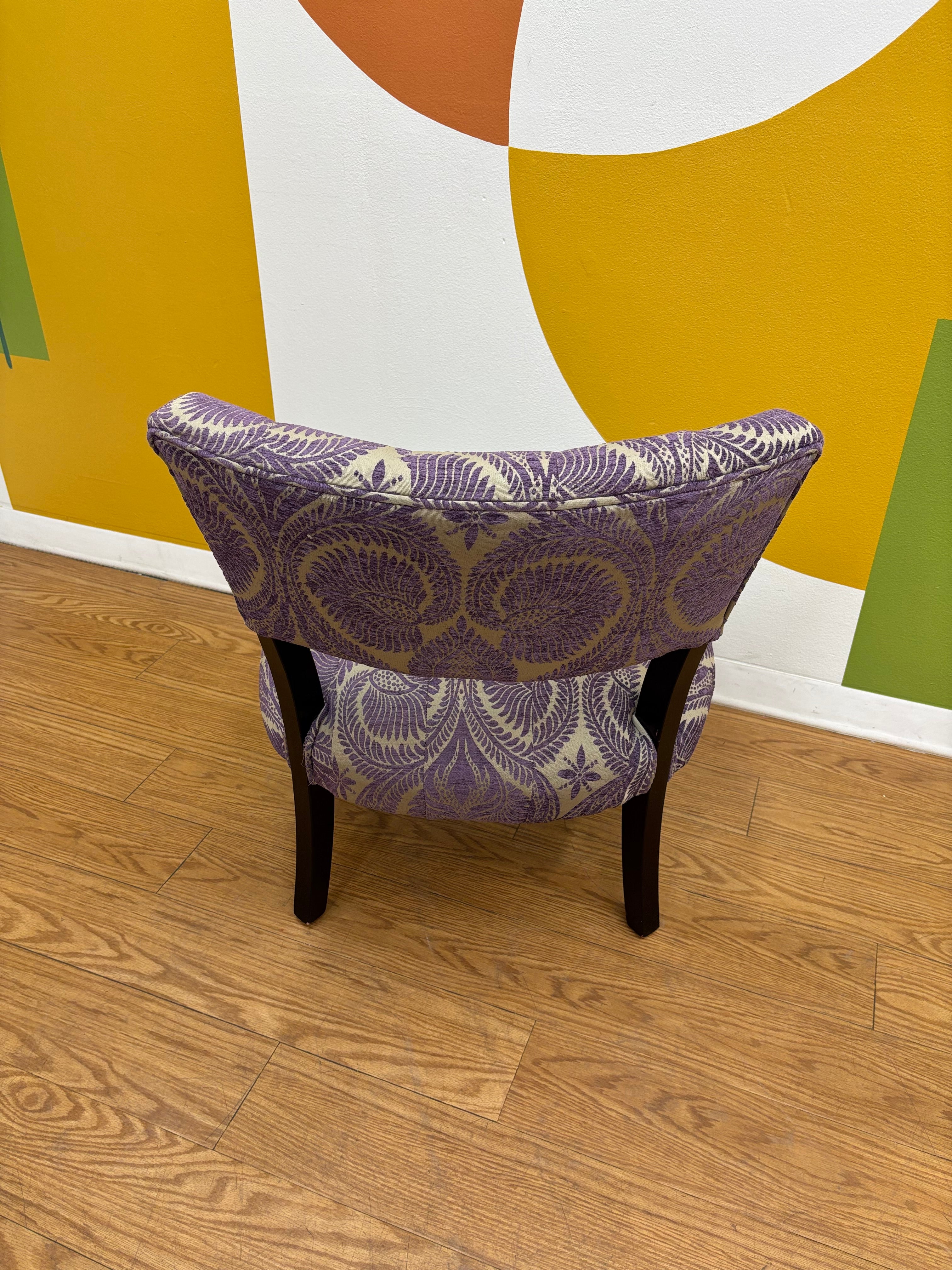 Purple Accent Chair