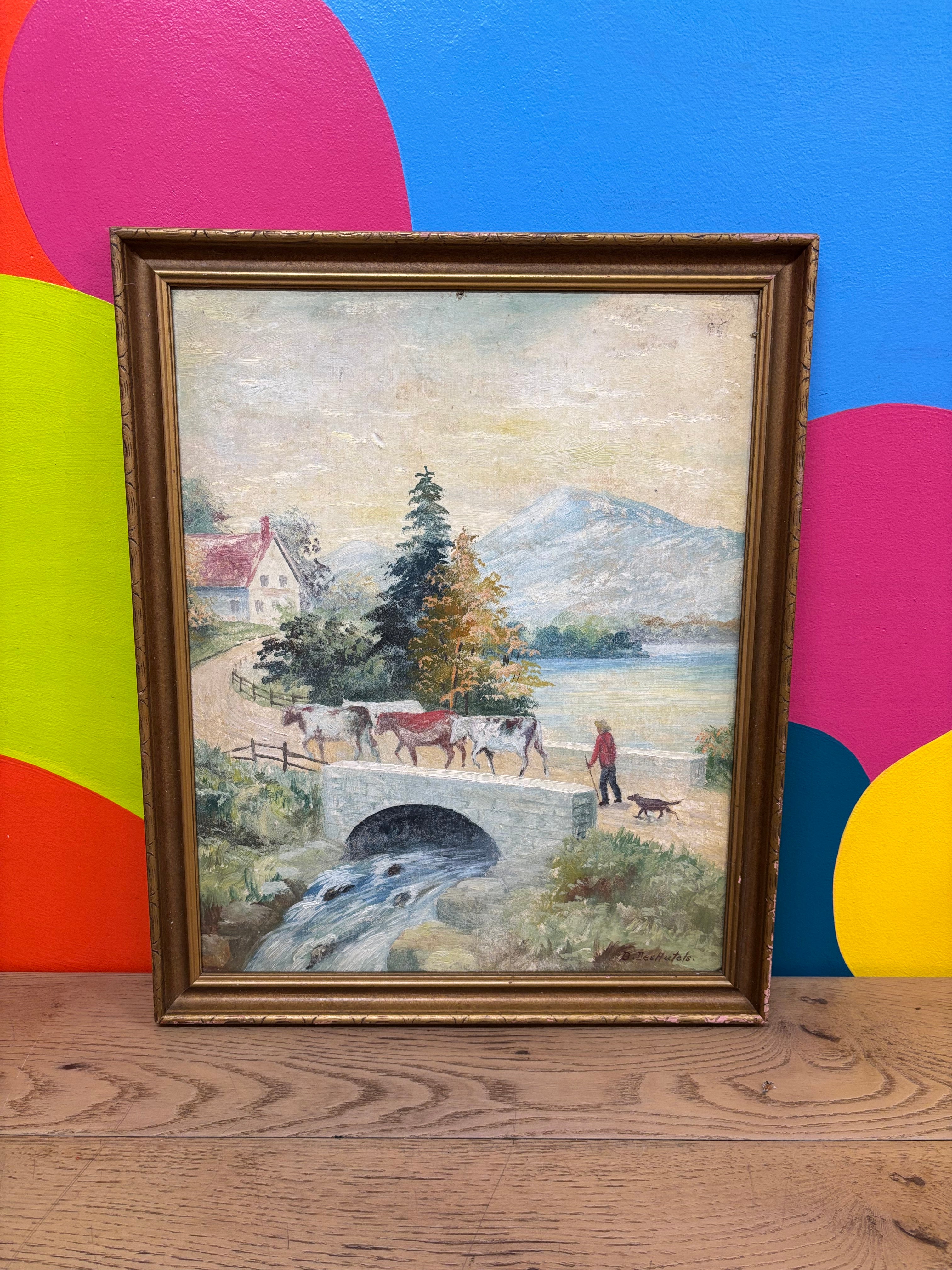 Framed Western Print