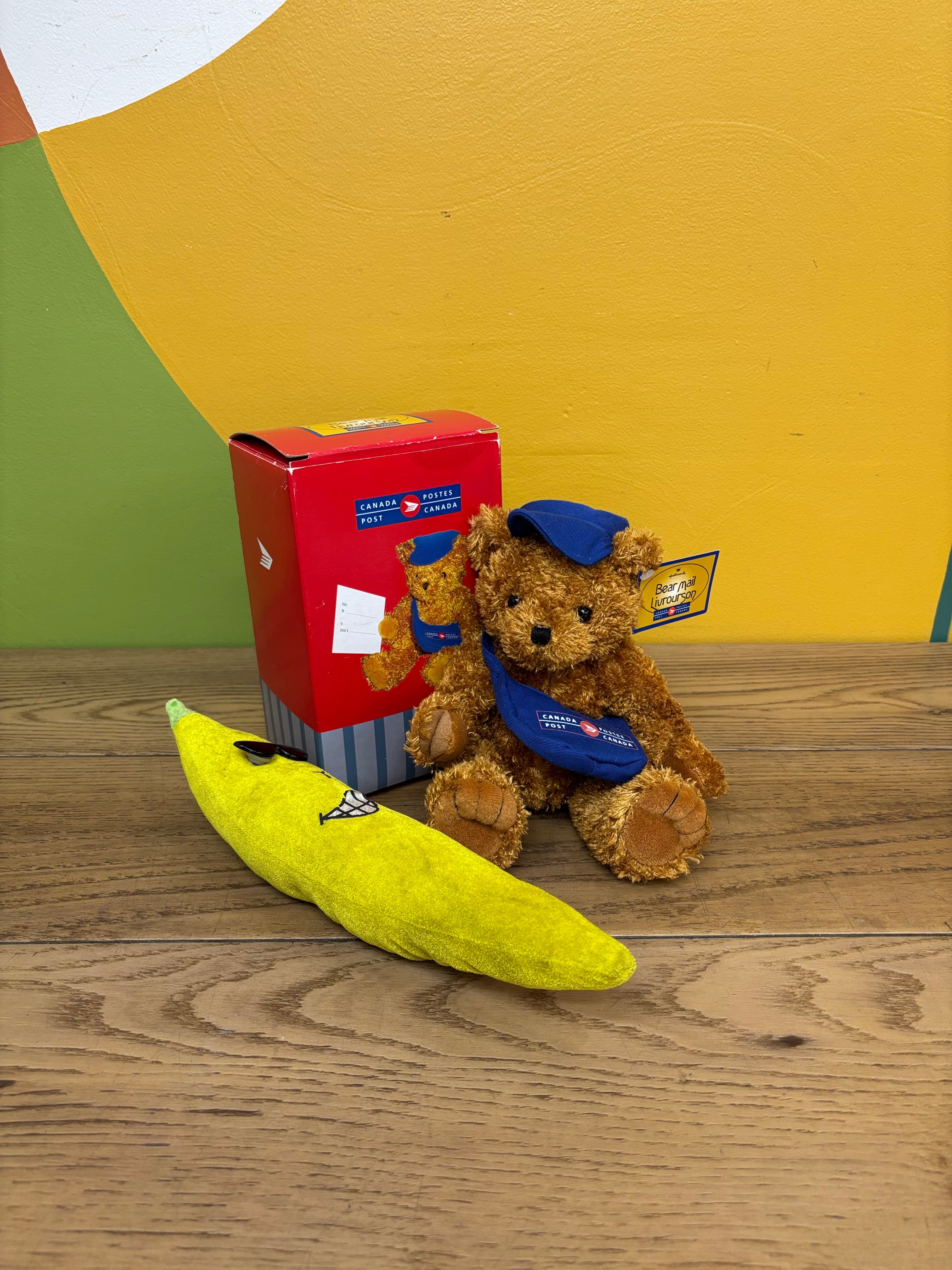 Hallmark Canada Post Bear Mail Plush
