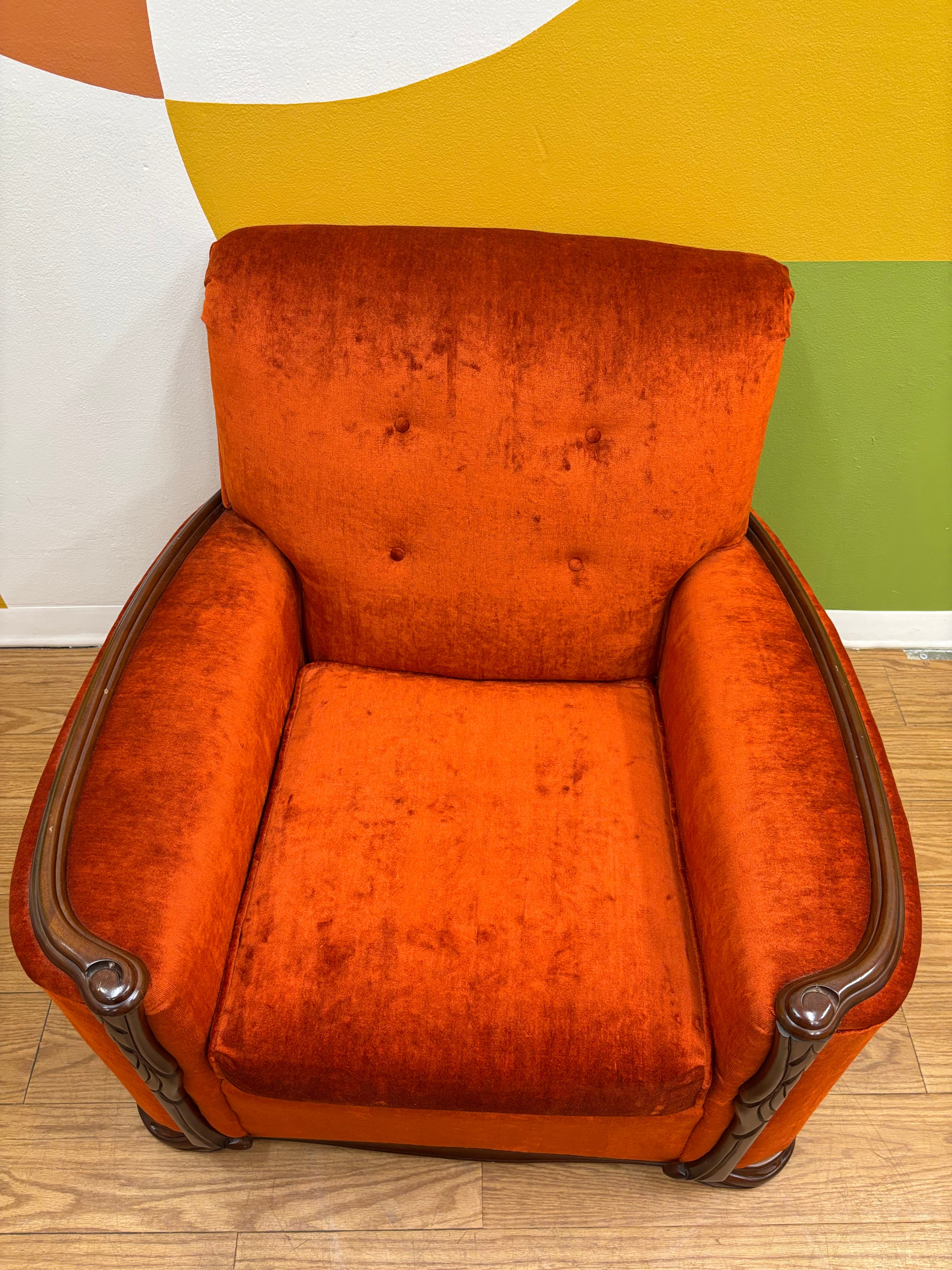 Orange Armchair