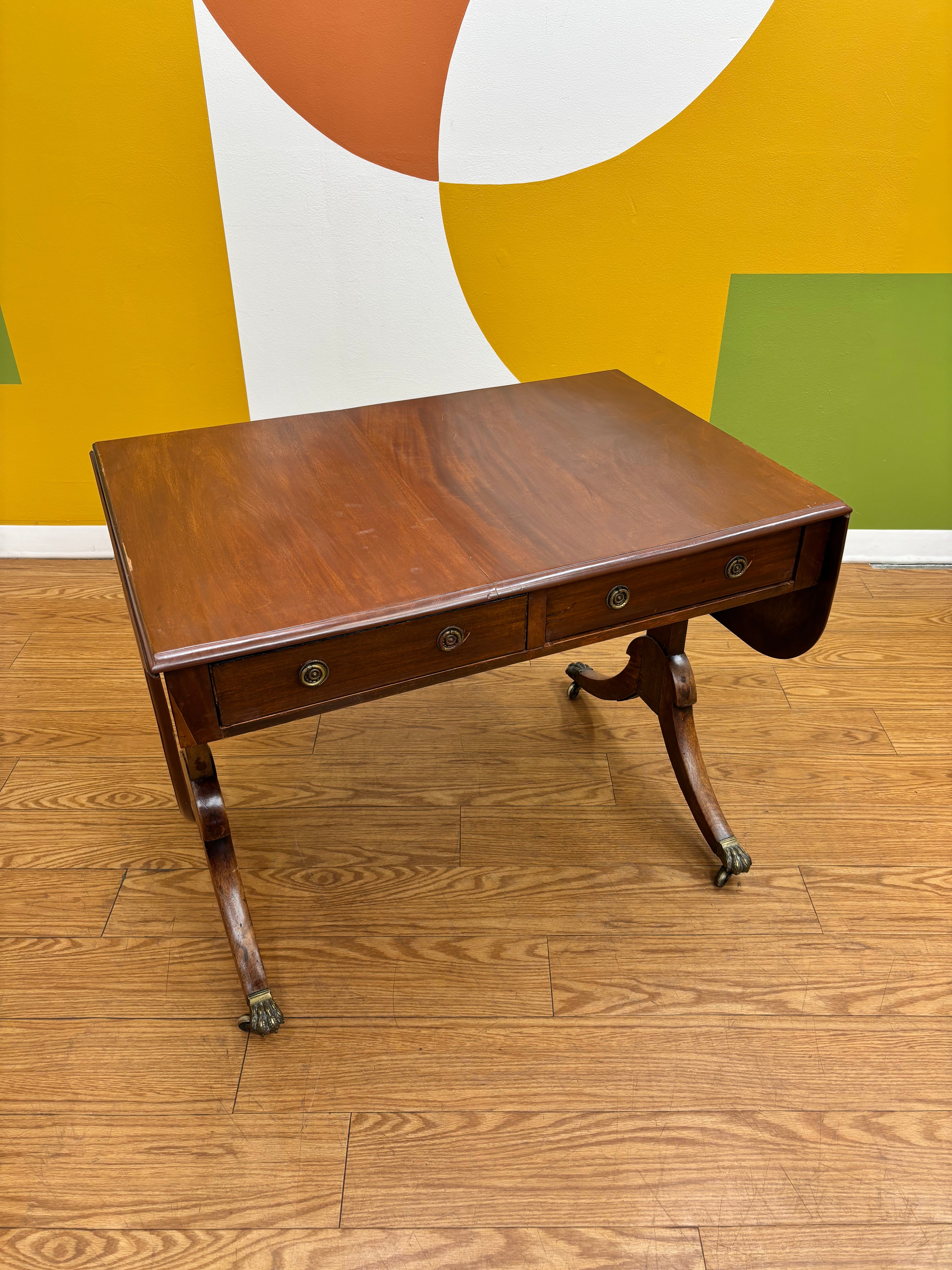Drop-Leaf Sofa Table