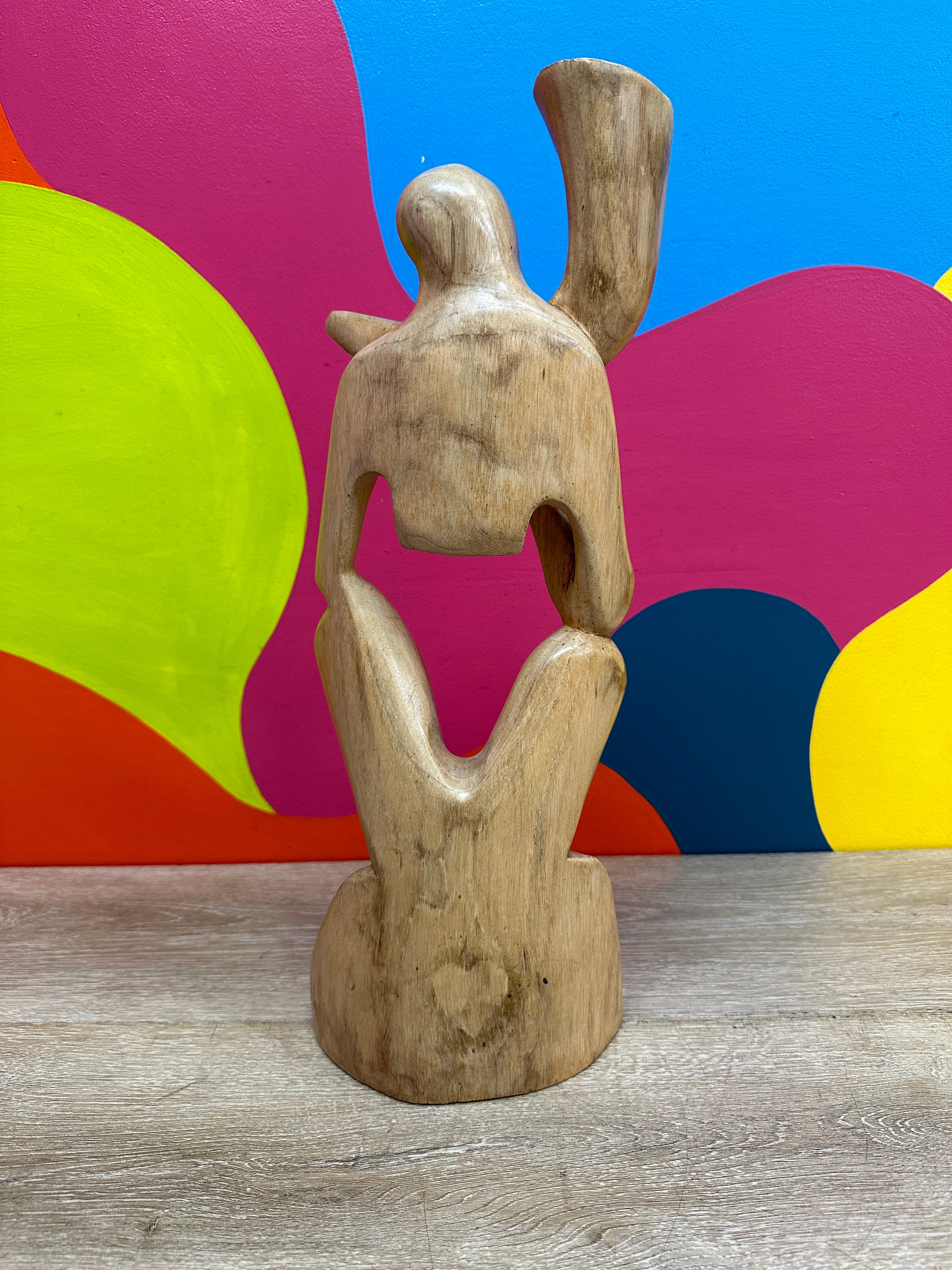 Hand Carved Wooden Sculpture #2