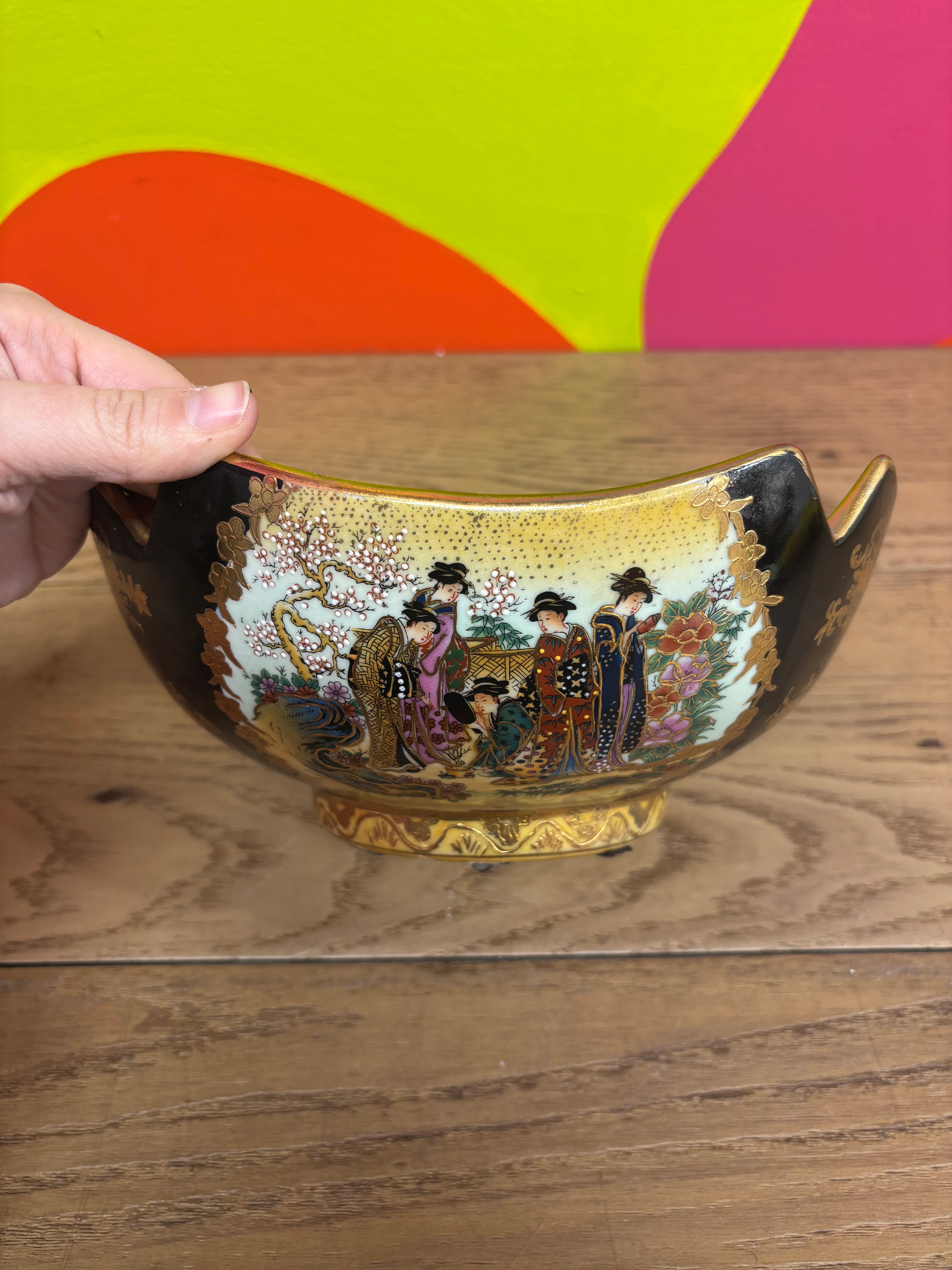 Satsuma Decorative Bowl