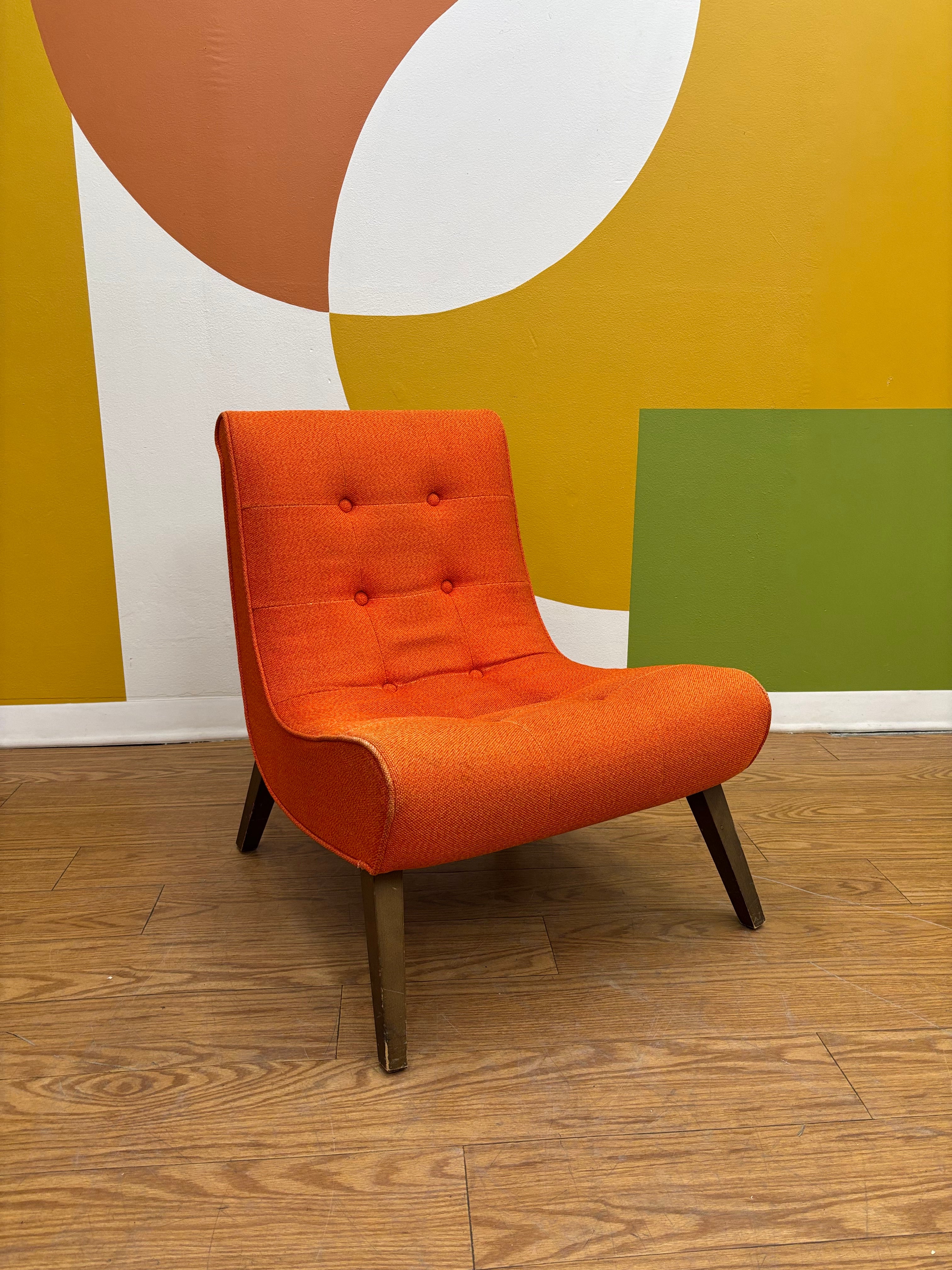 Orange Accent Chair