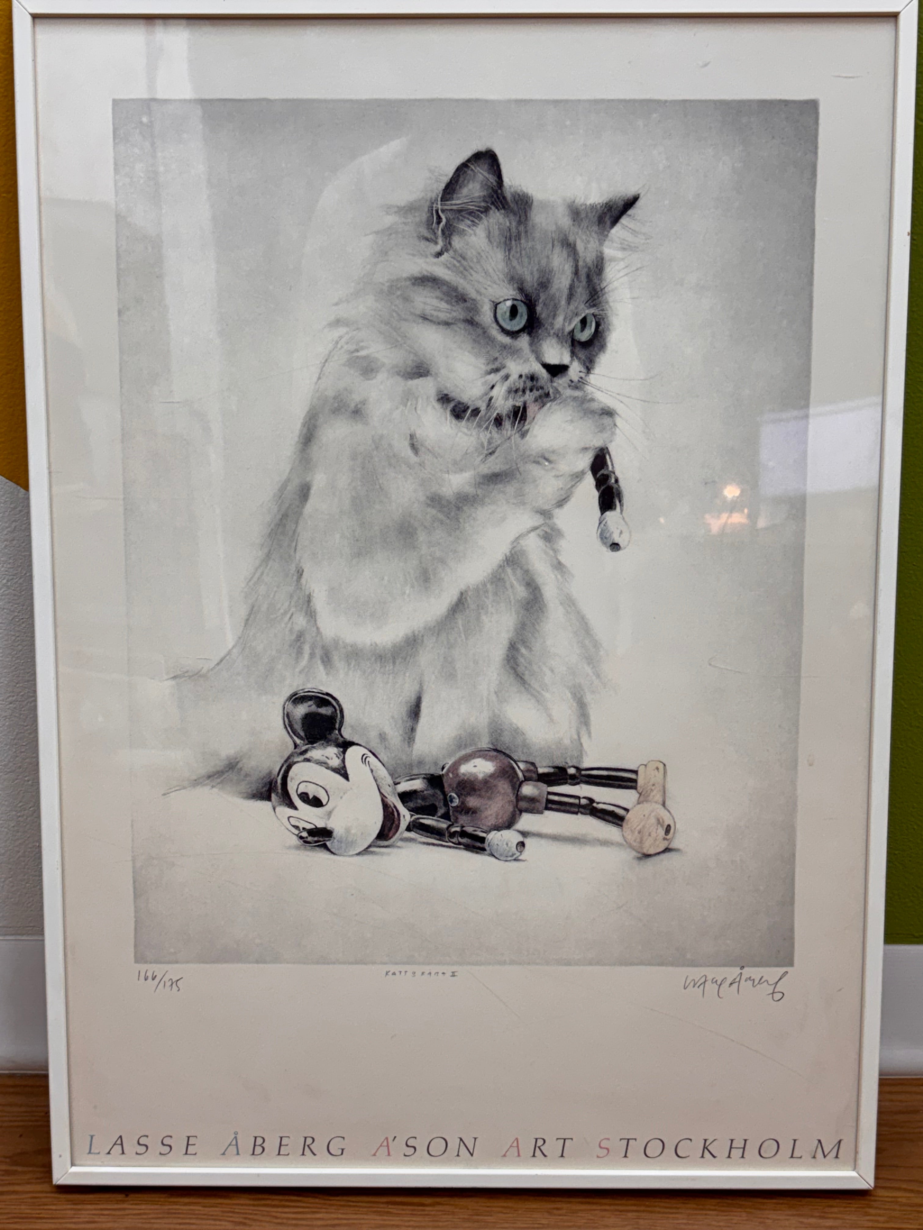 Cat and Rat ll Framed Print