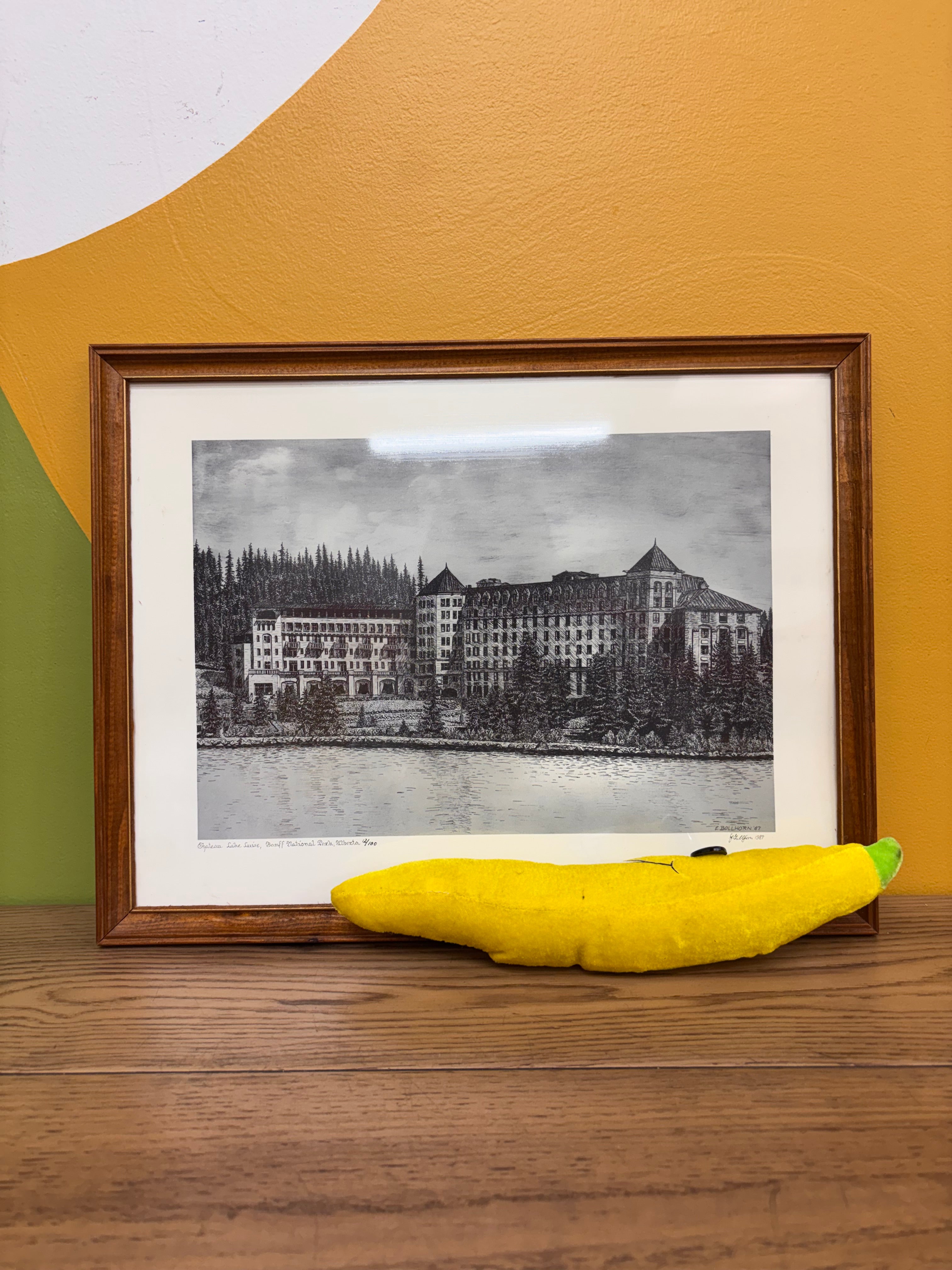 Framed Fairmont Chateau Lake Louise Print