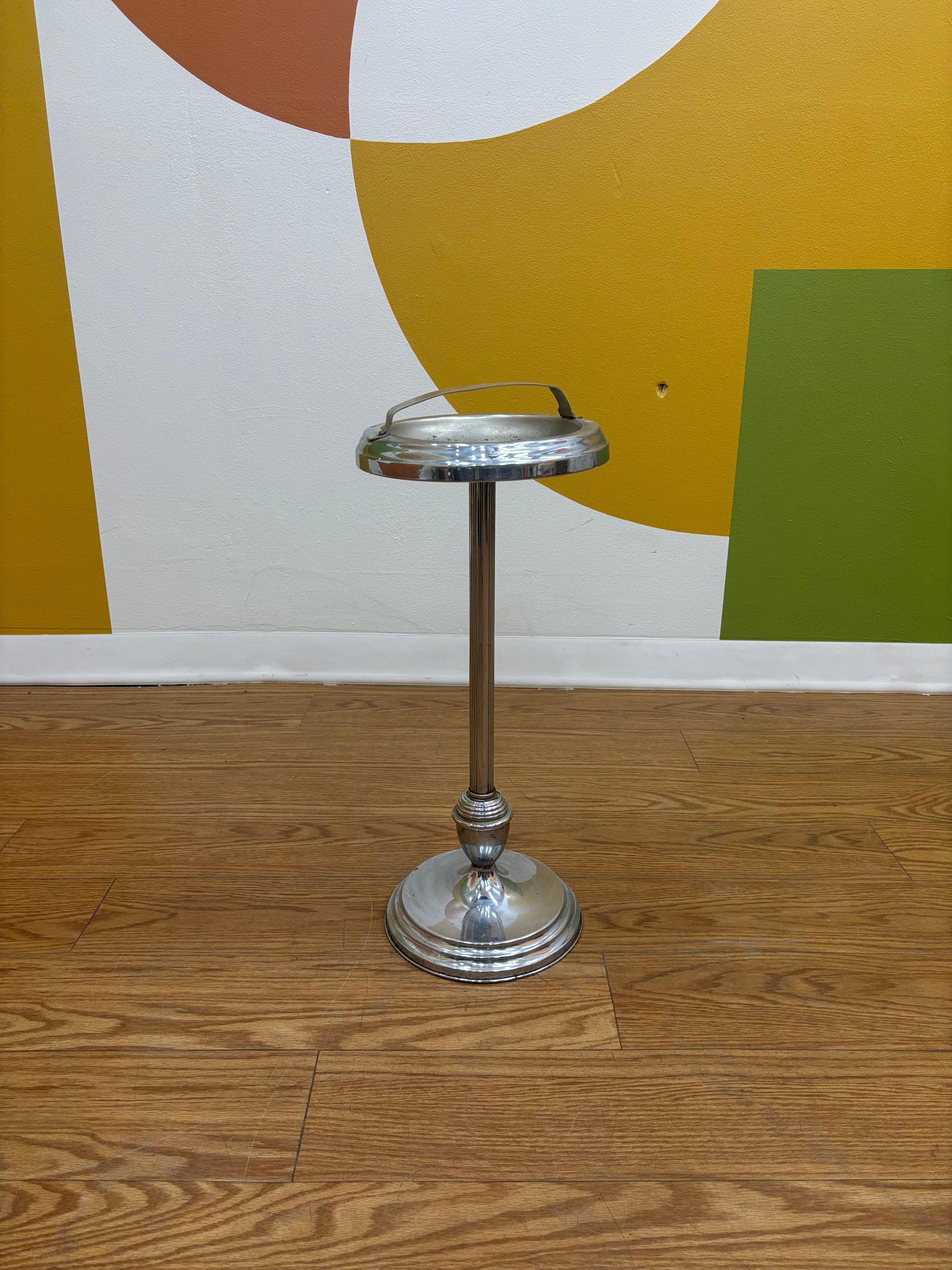 Metal Standing Ashtray
