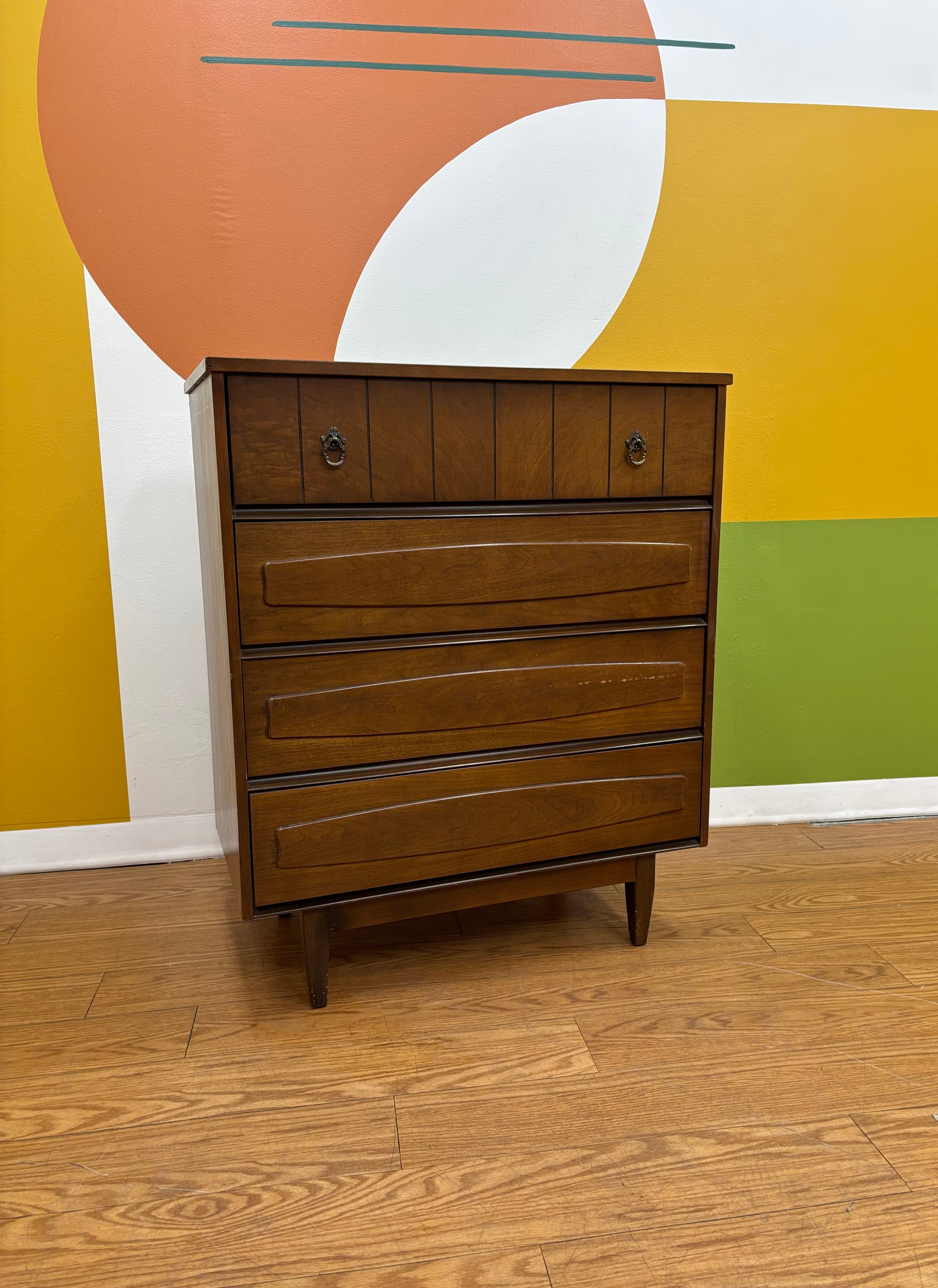 4 Drawer Wood Dresser