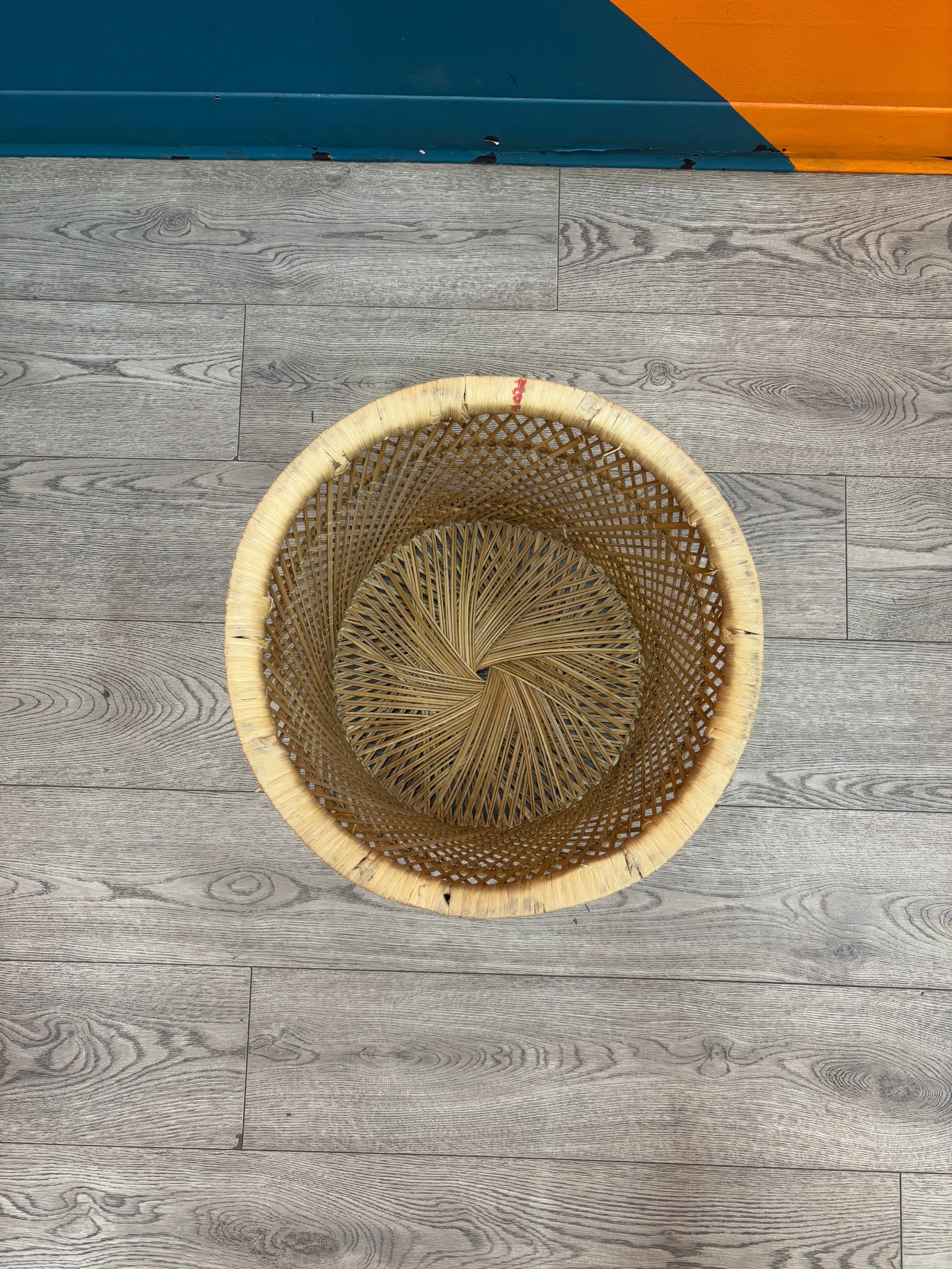 Small Wicker Side Table