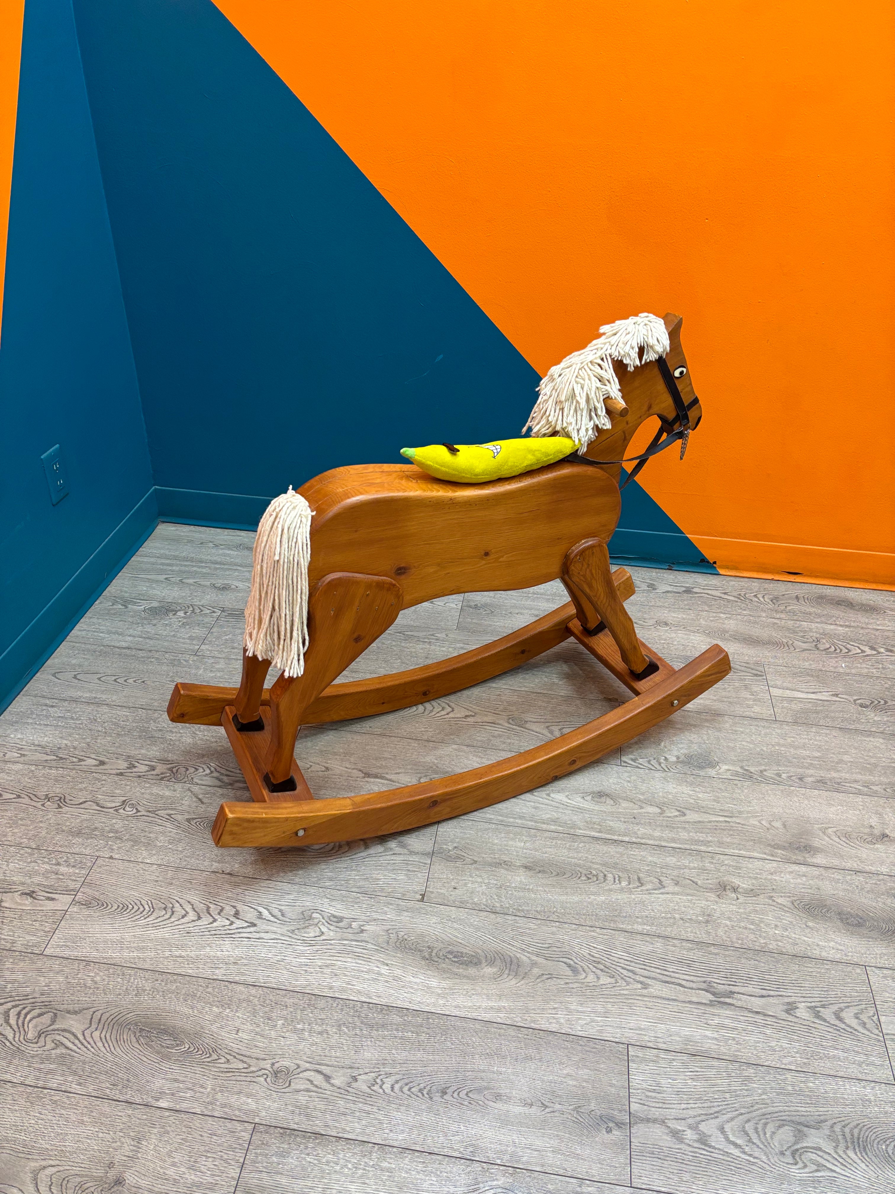 Wood Rocking Horse