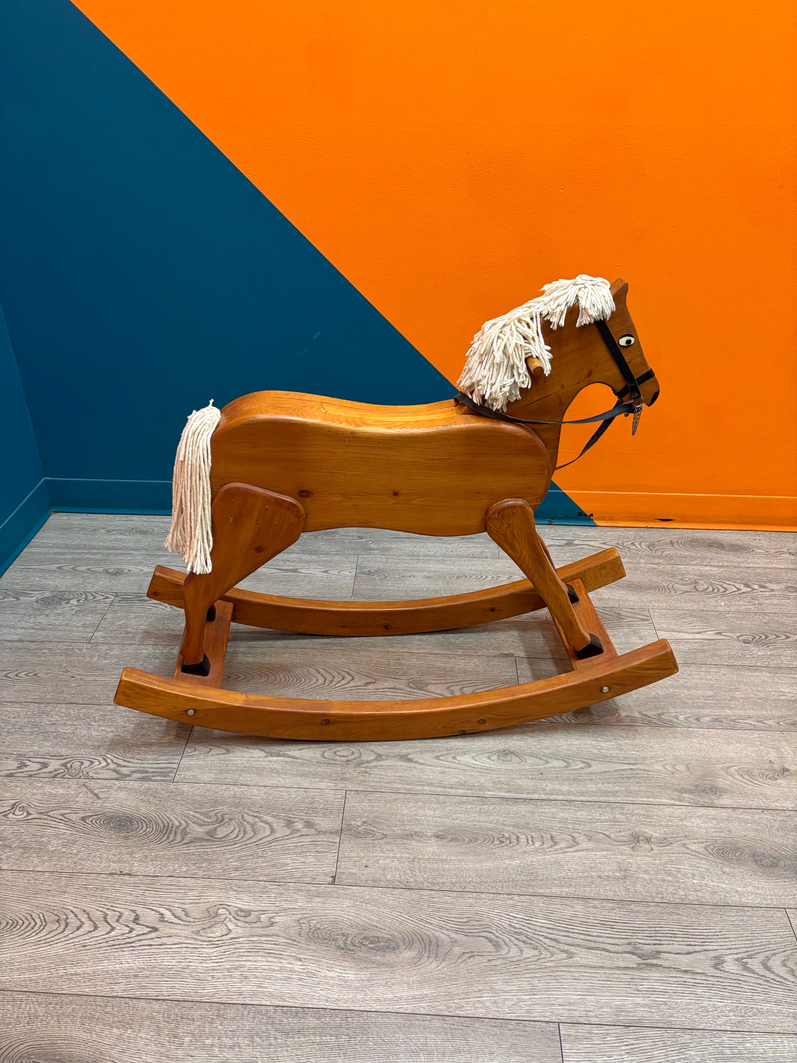 Wood Rocking Horse