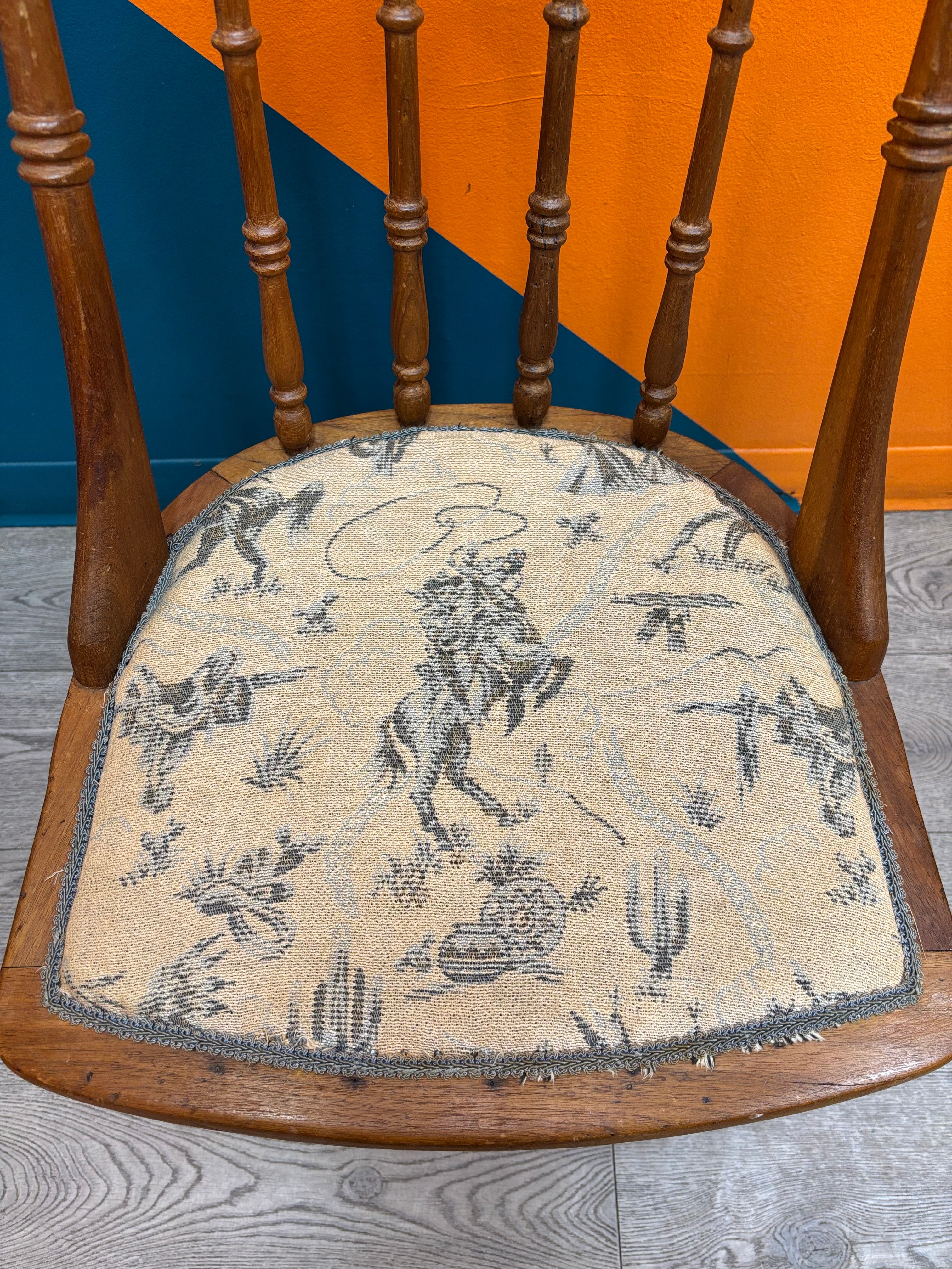 Wood Western Chair