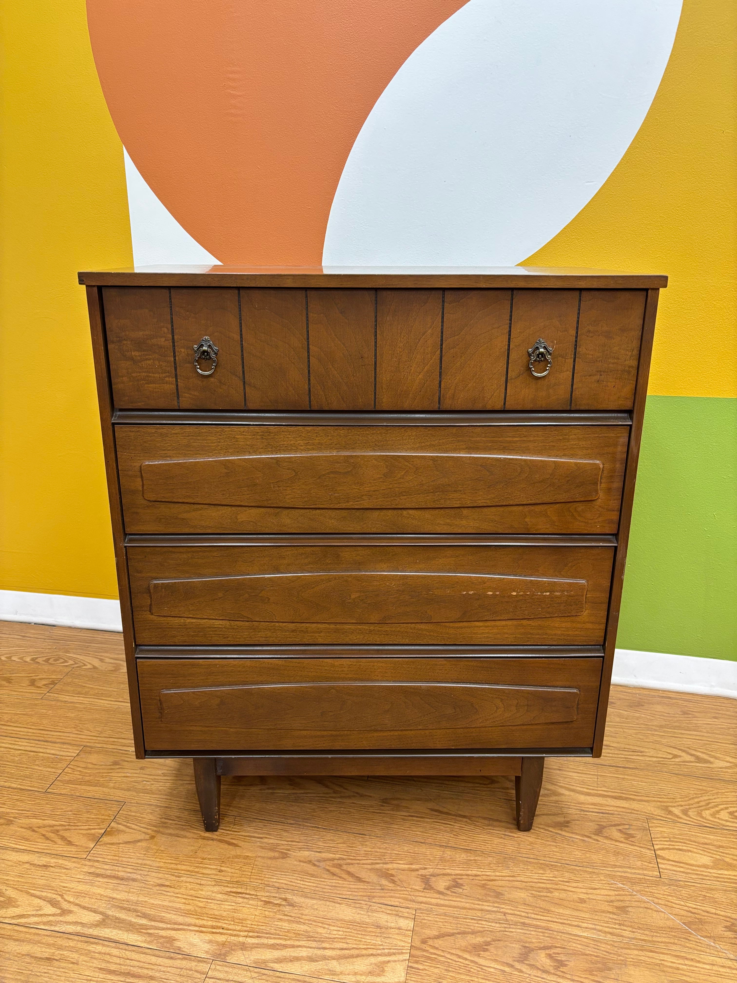 4 Drawer Wood Dresser