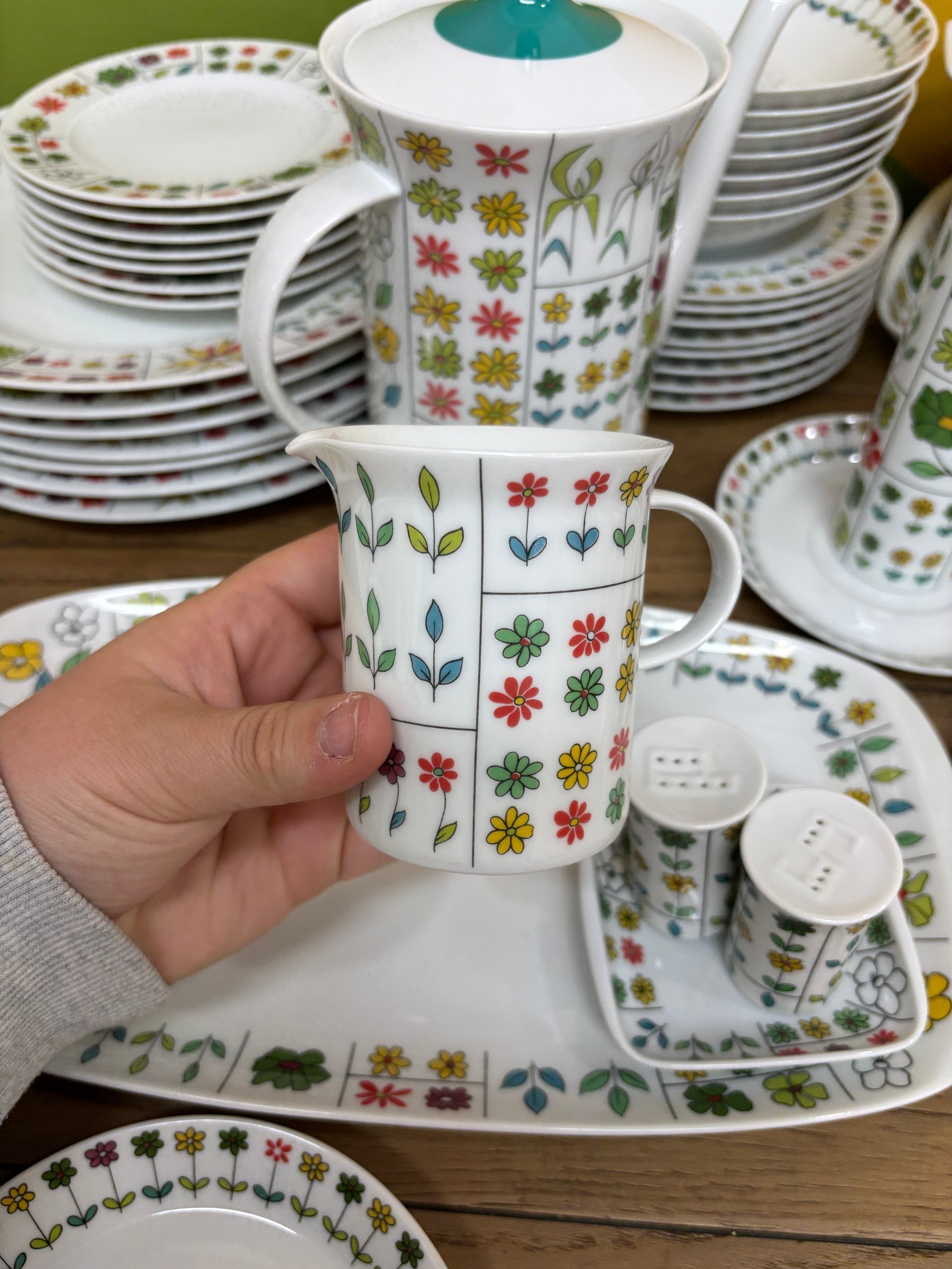 Large Piemonte Floral Set by Rosenthal