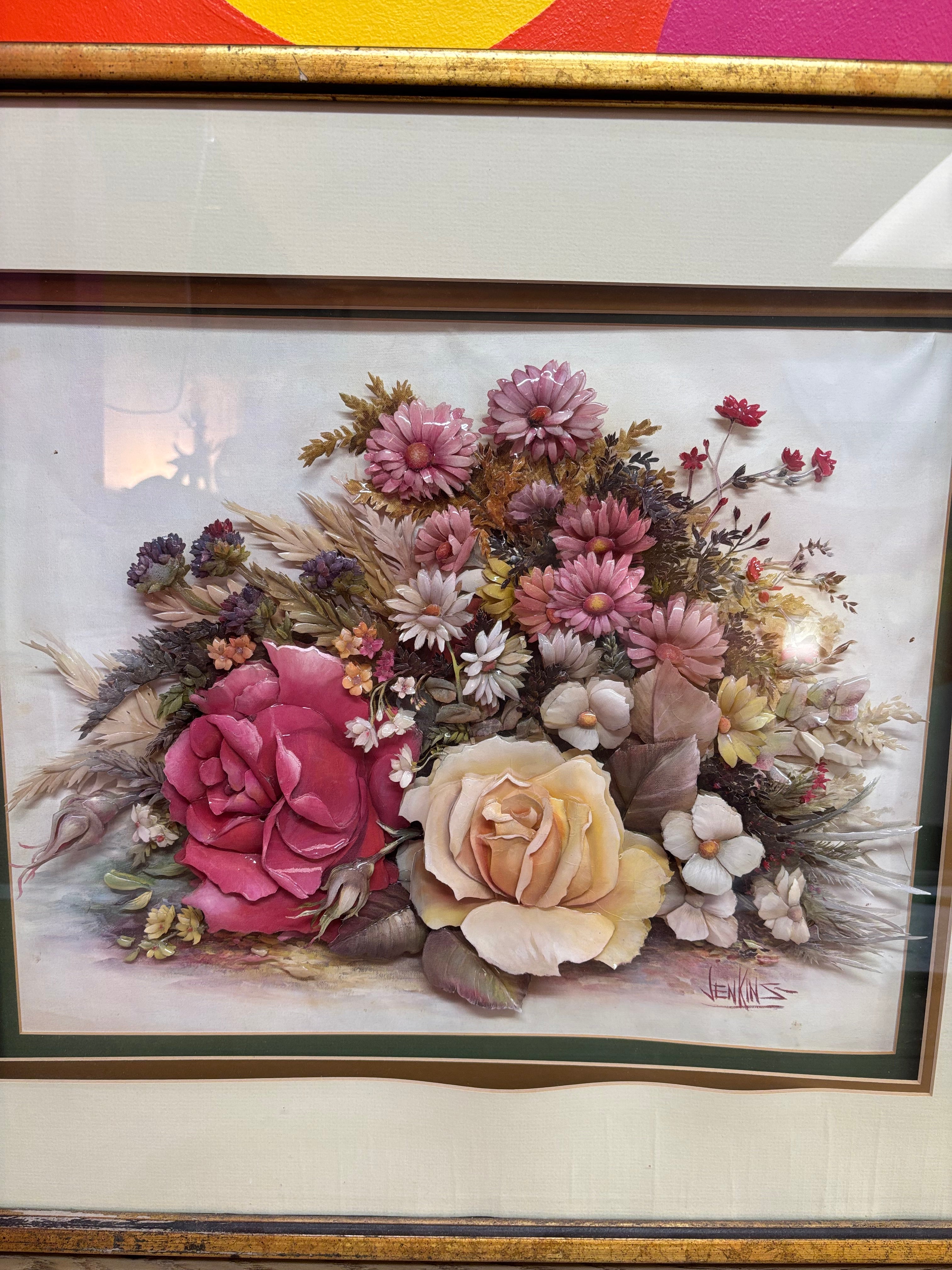 3D Framed Flowers