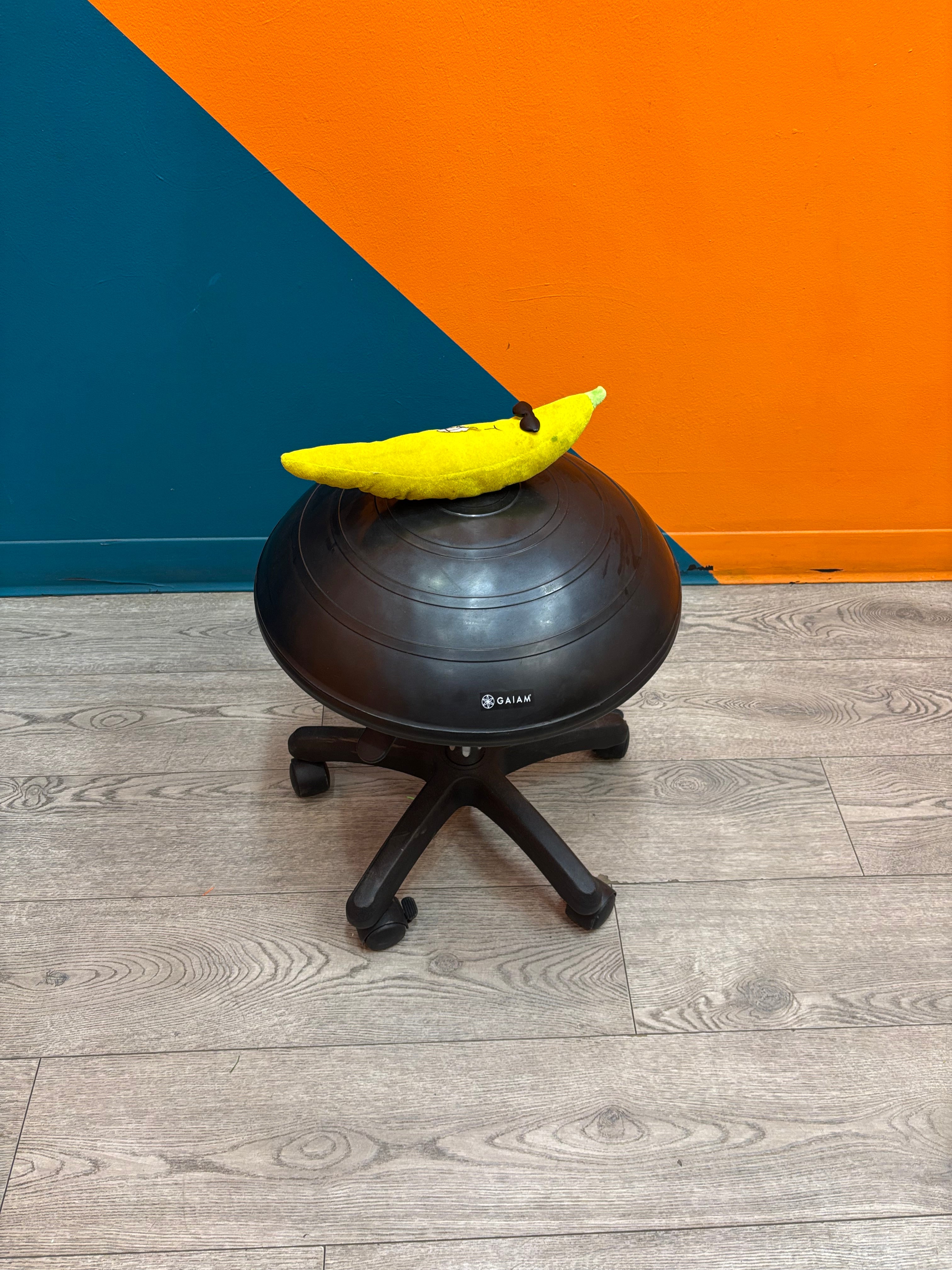 Gaiam Balance Ball Rolling Stool