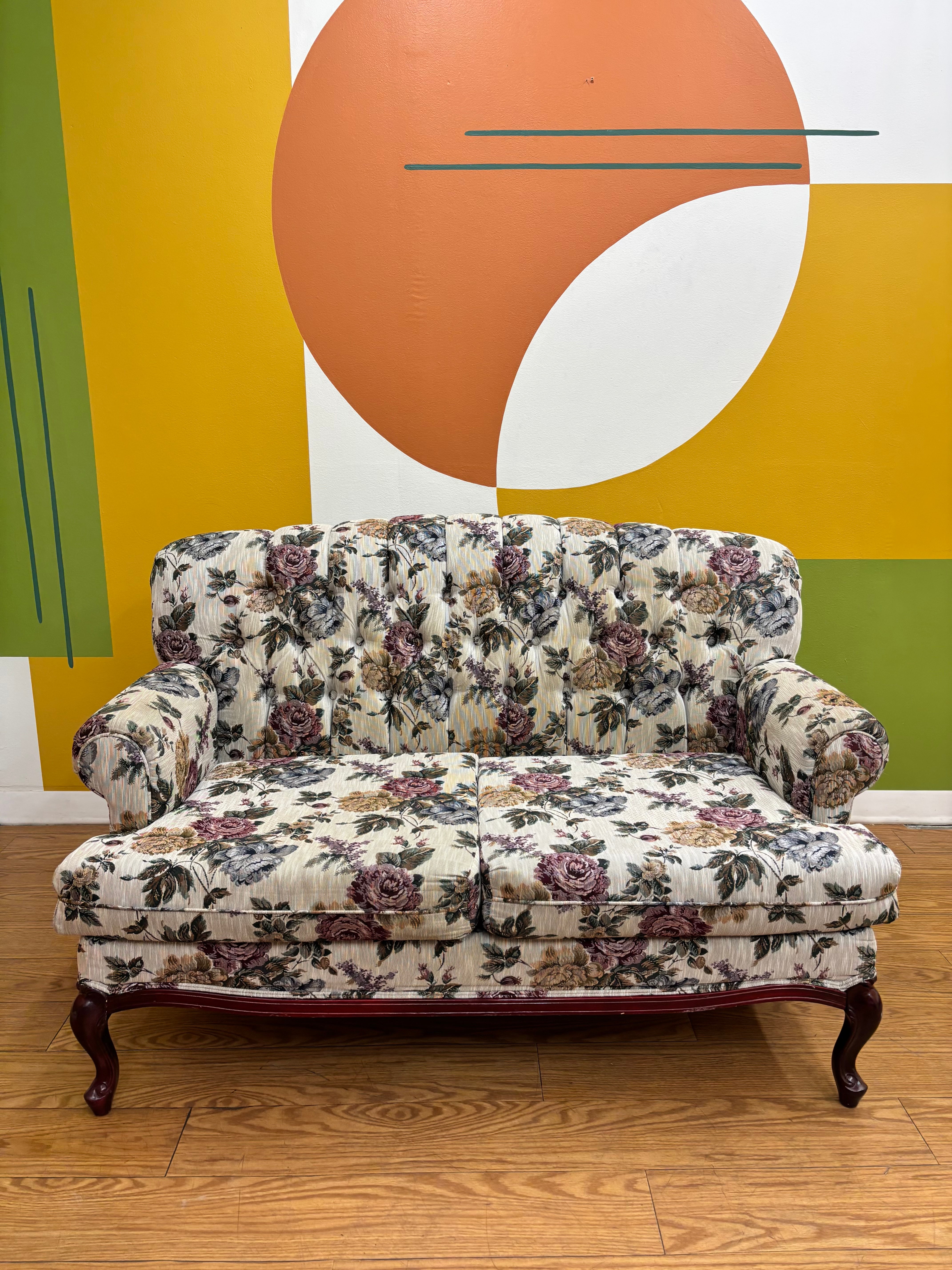 Floral Loveseat