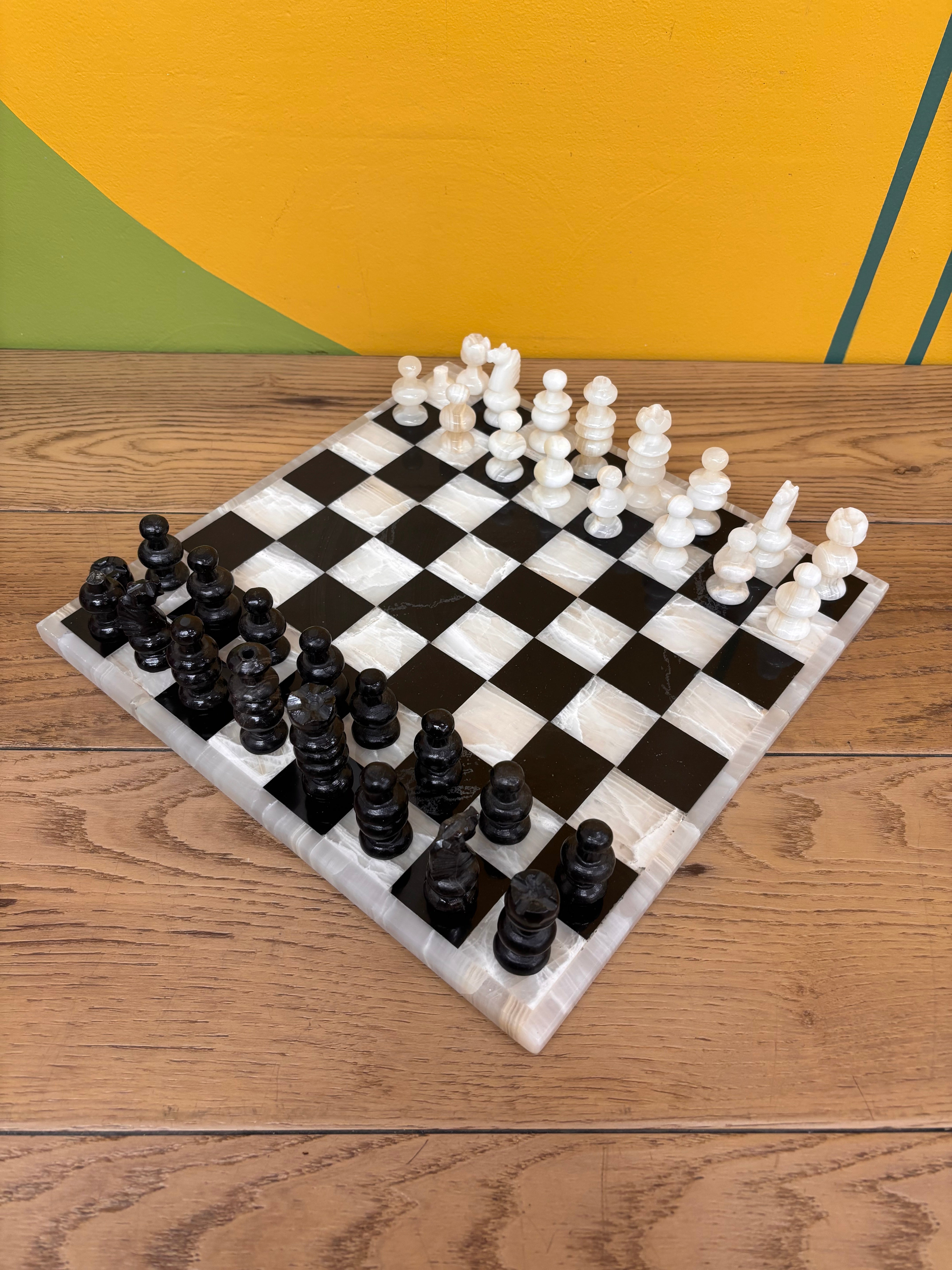 Marble Chessboard Set