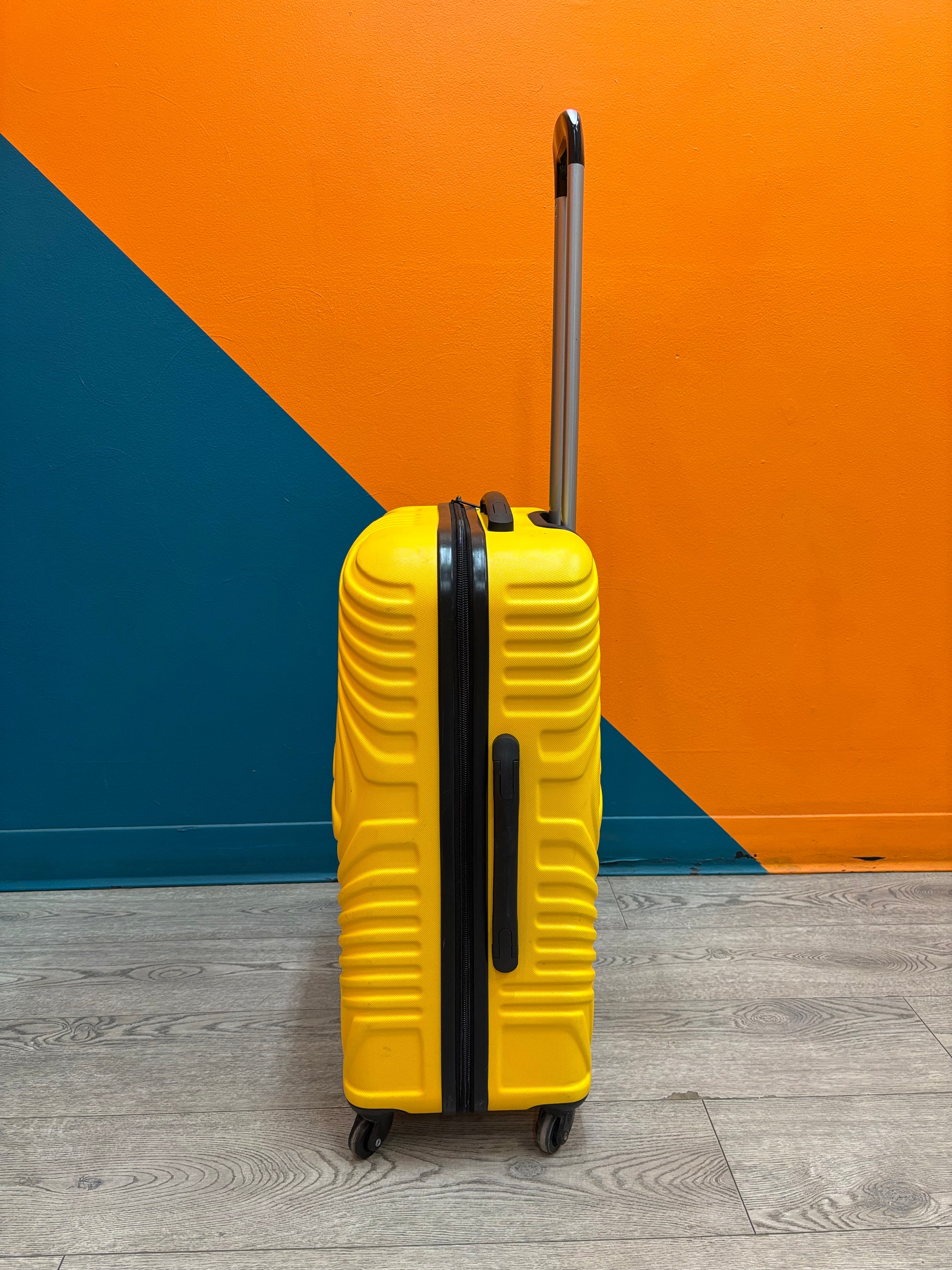 Yellow Emoji Hard Shell Luggage