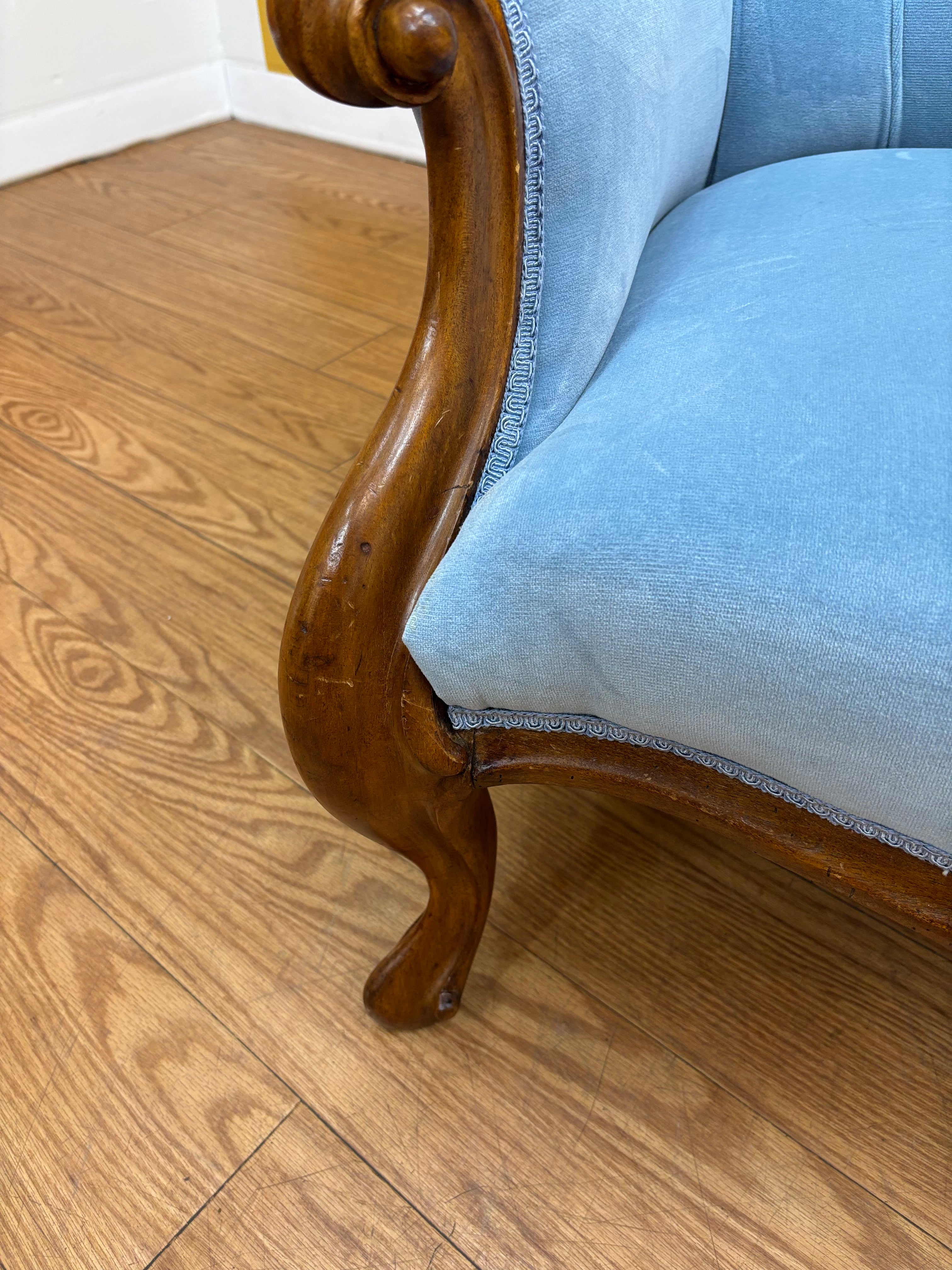 Baby Blue Accent Chair