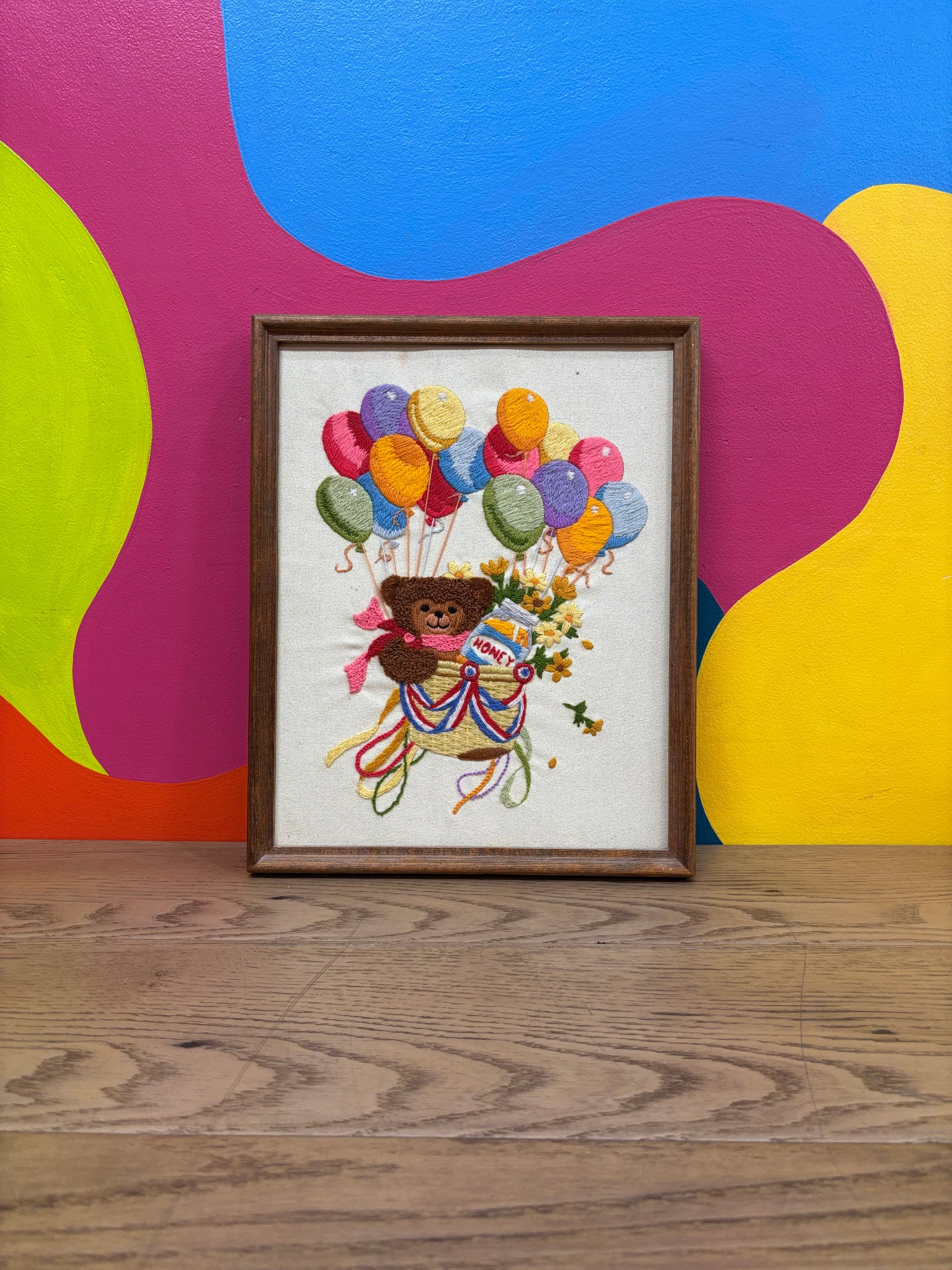 Embroidered Honey Bear