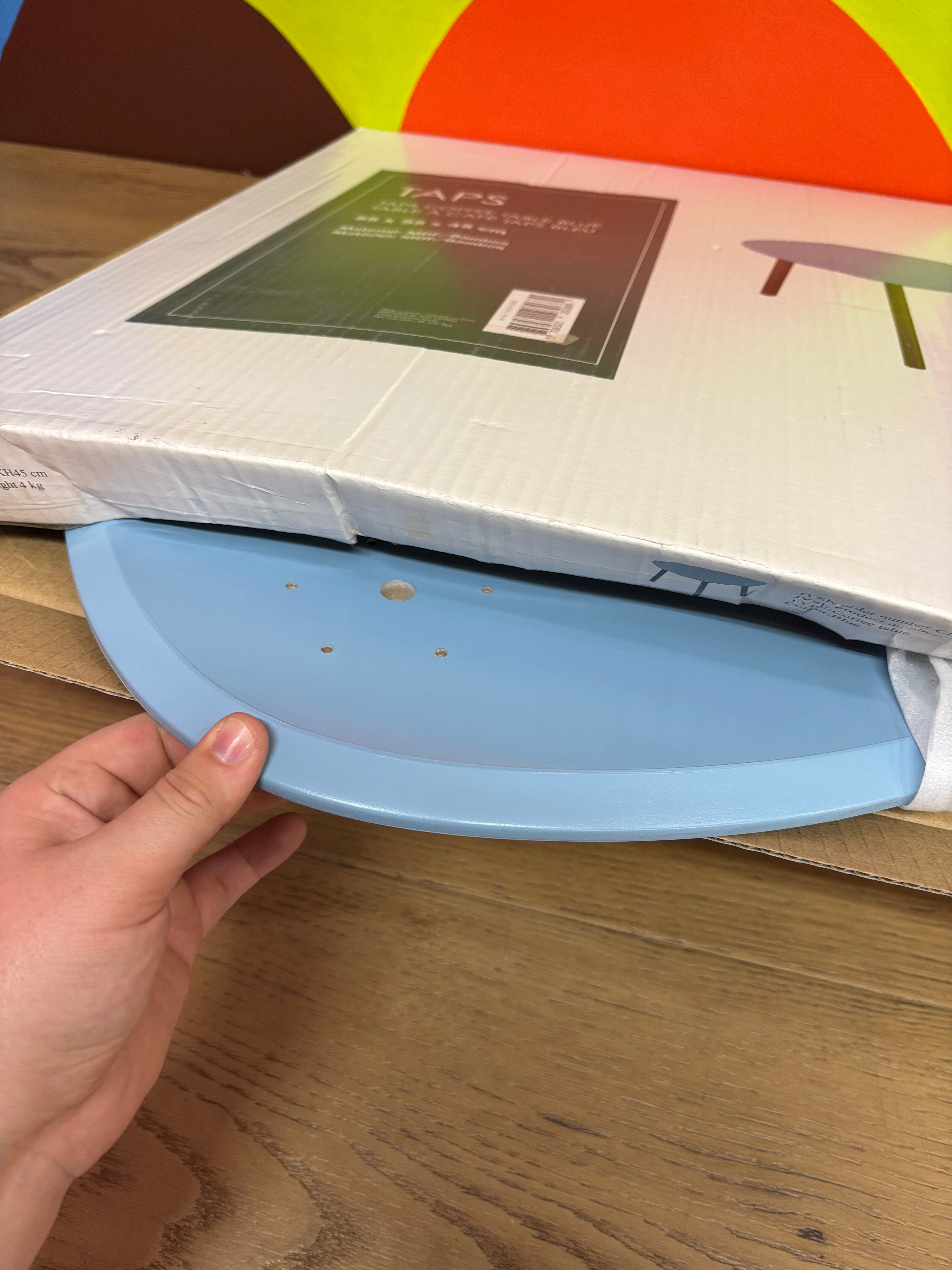 JYSK Blue Side Table (TAPS) - 5 available