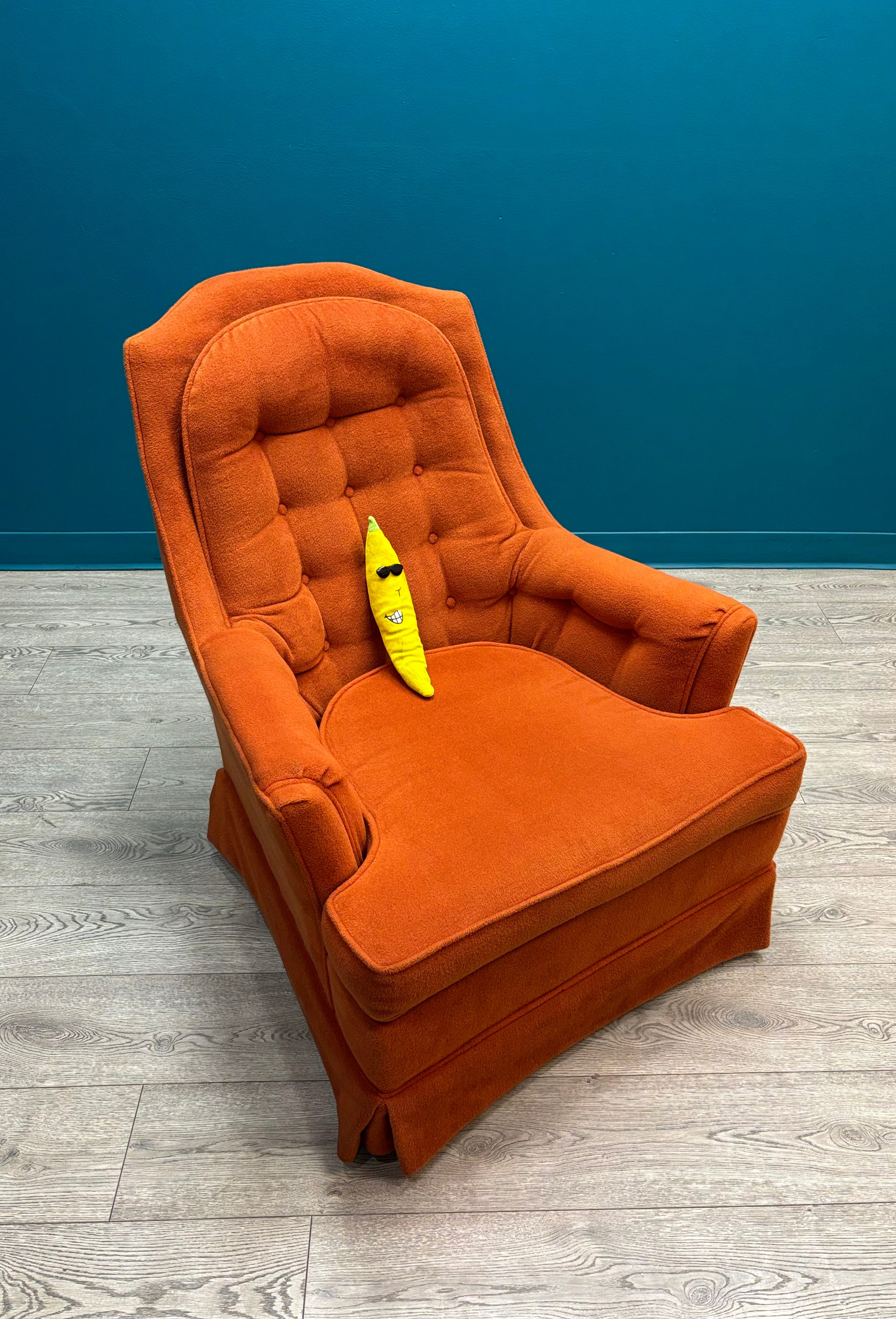 Orange Swivel Chair
