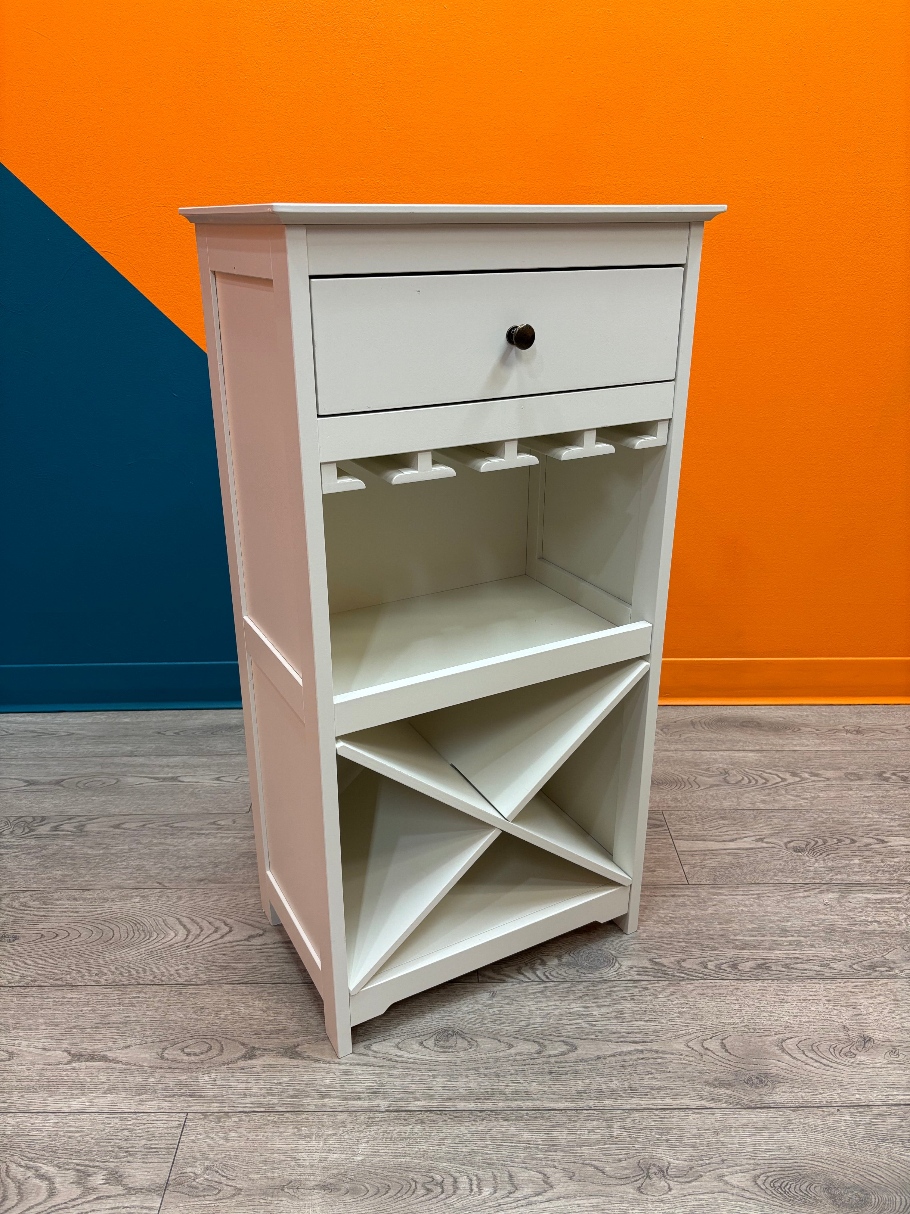 Small White Bar Cabinet