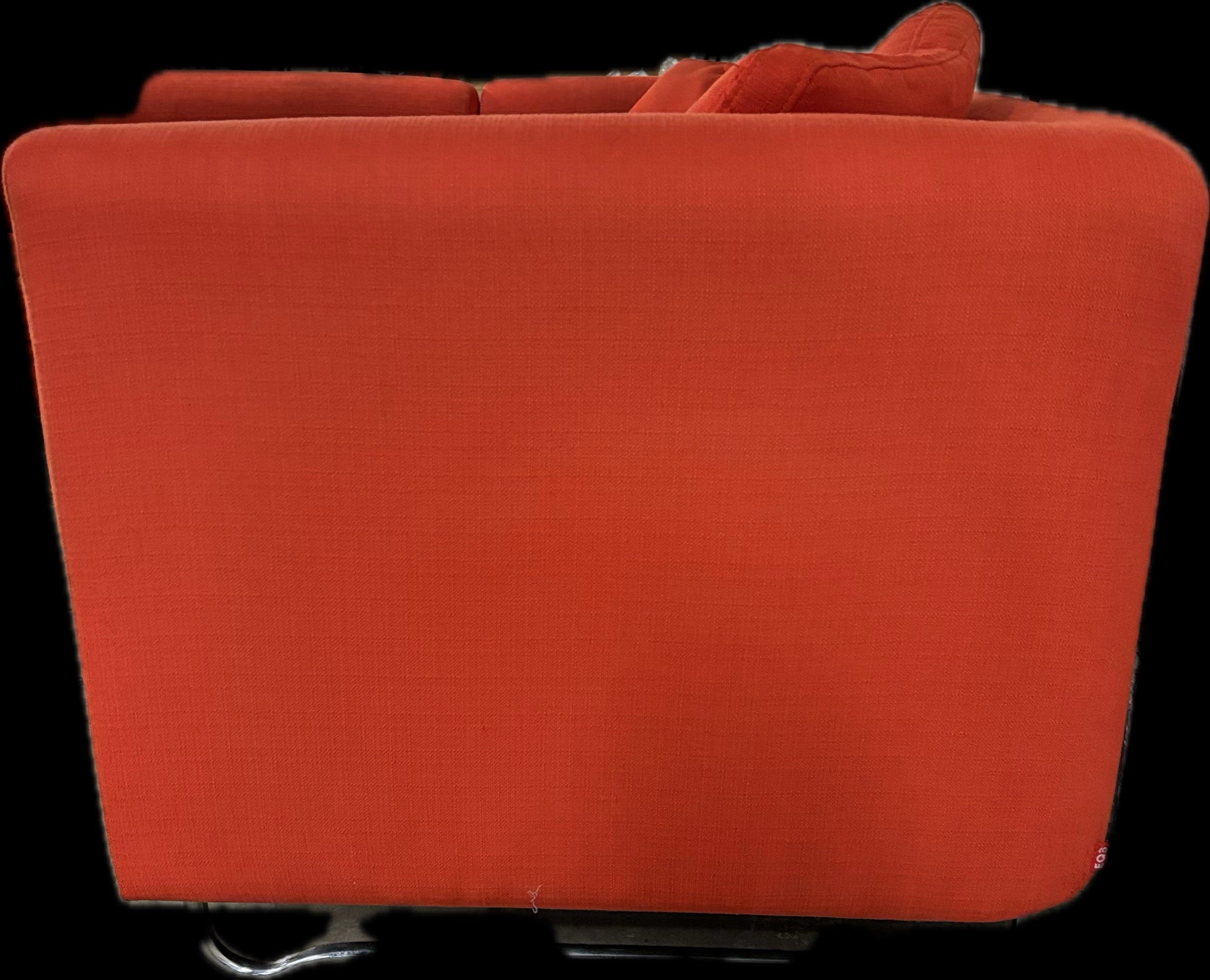 Orange 2 Piece Sectional (EQ3)