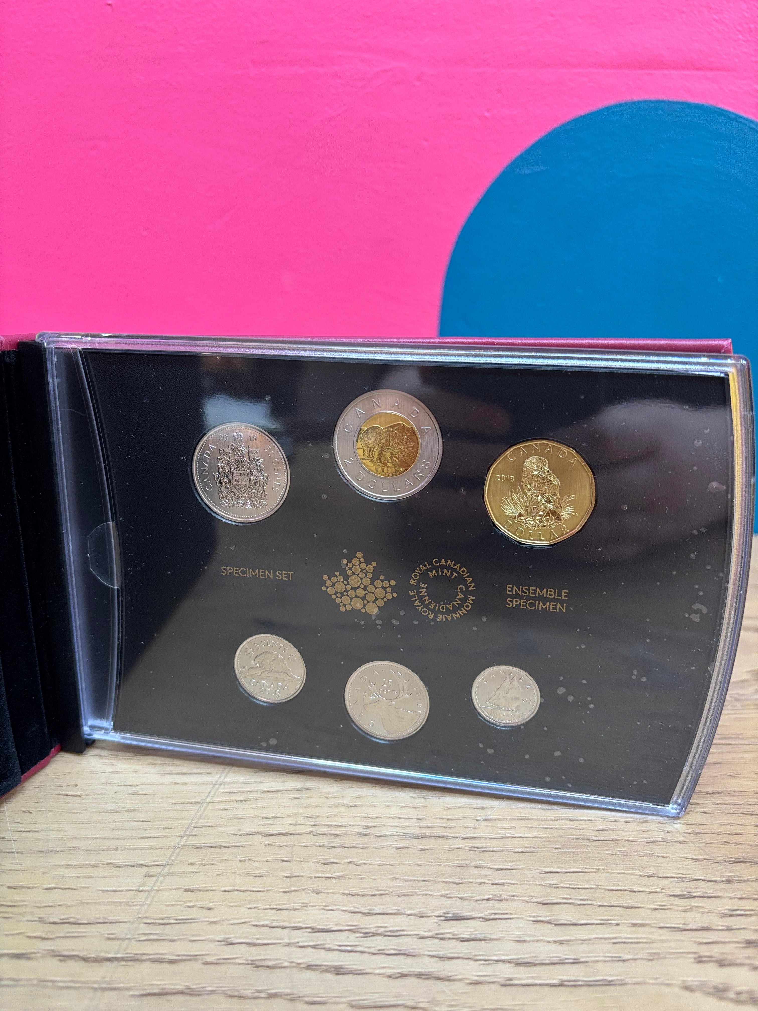 2018 Canada Specimen Coin Set