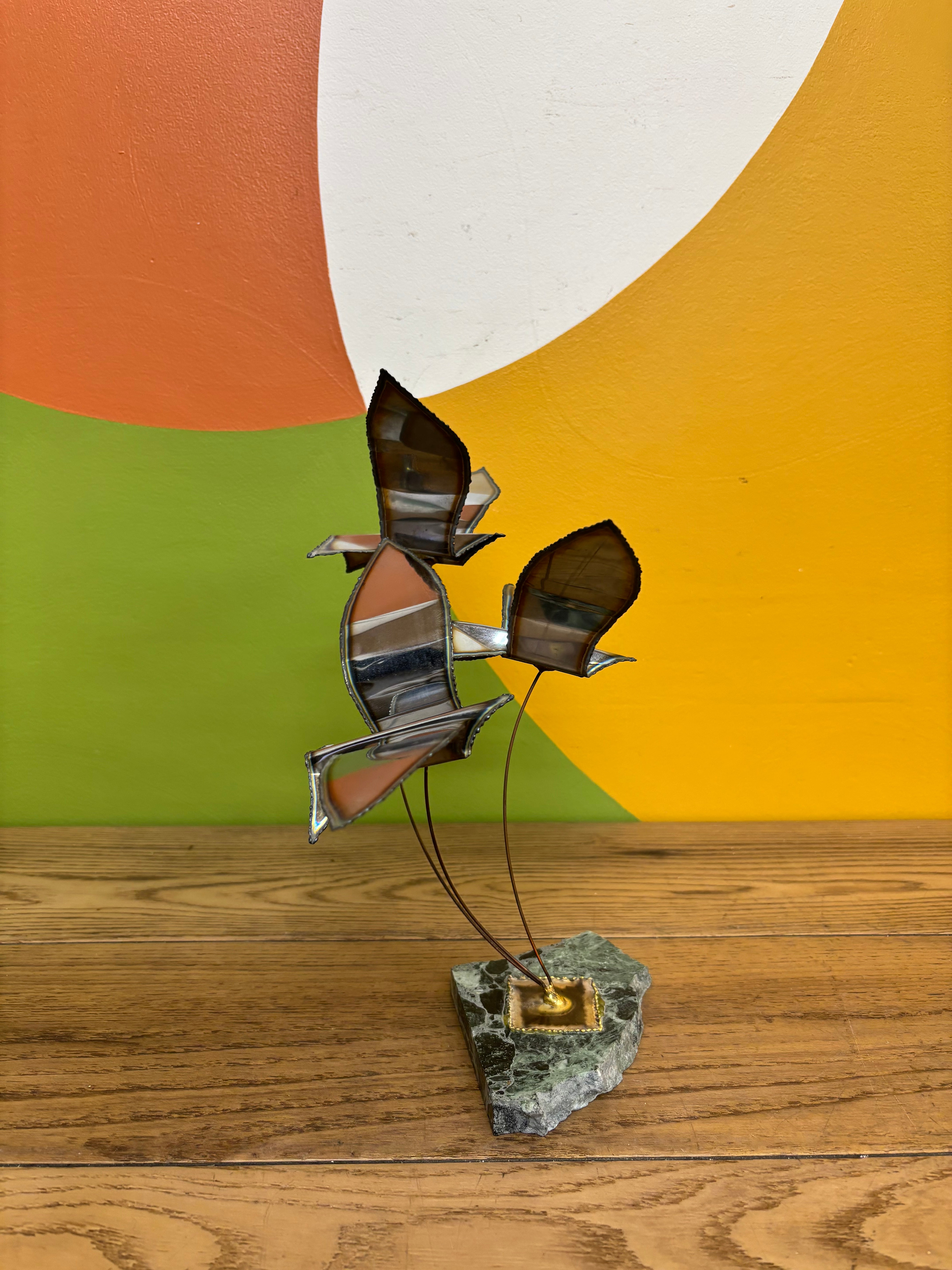 Metal Bird Sculpture