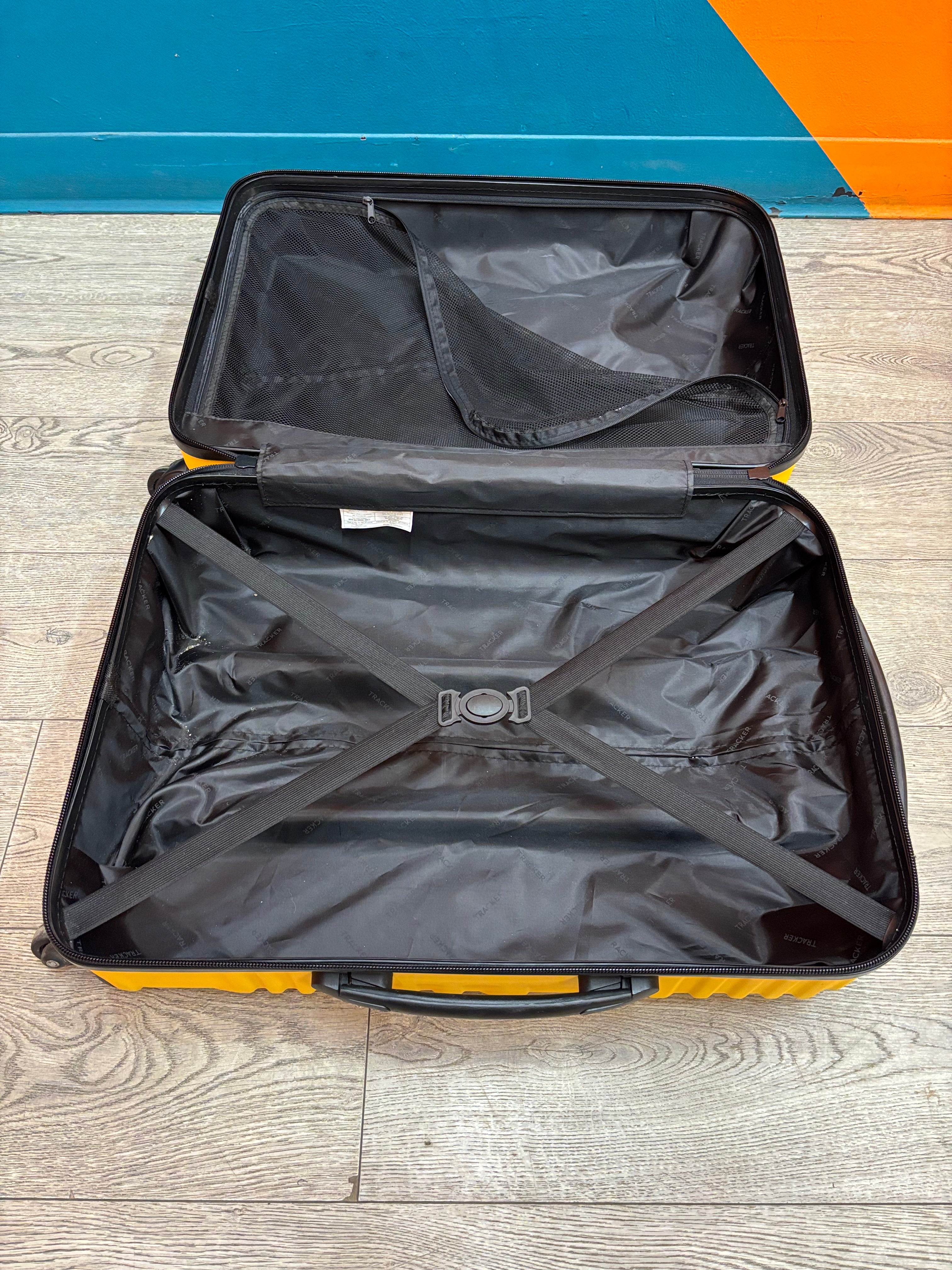 Yellow Emoji Hard Shell Luggage