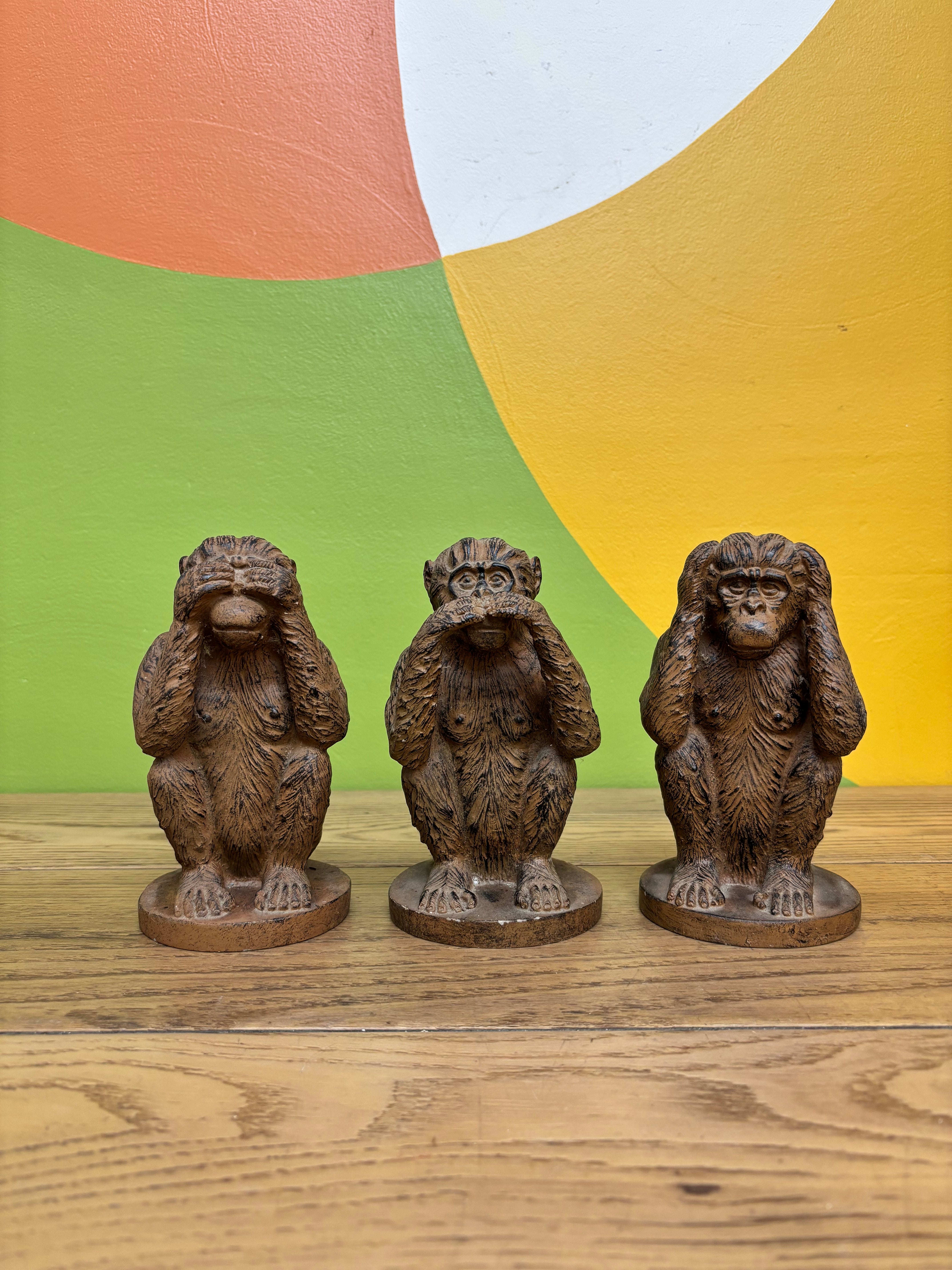Three Wise Monkeys Figurines