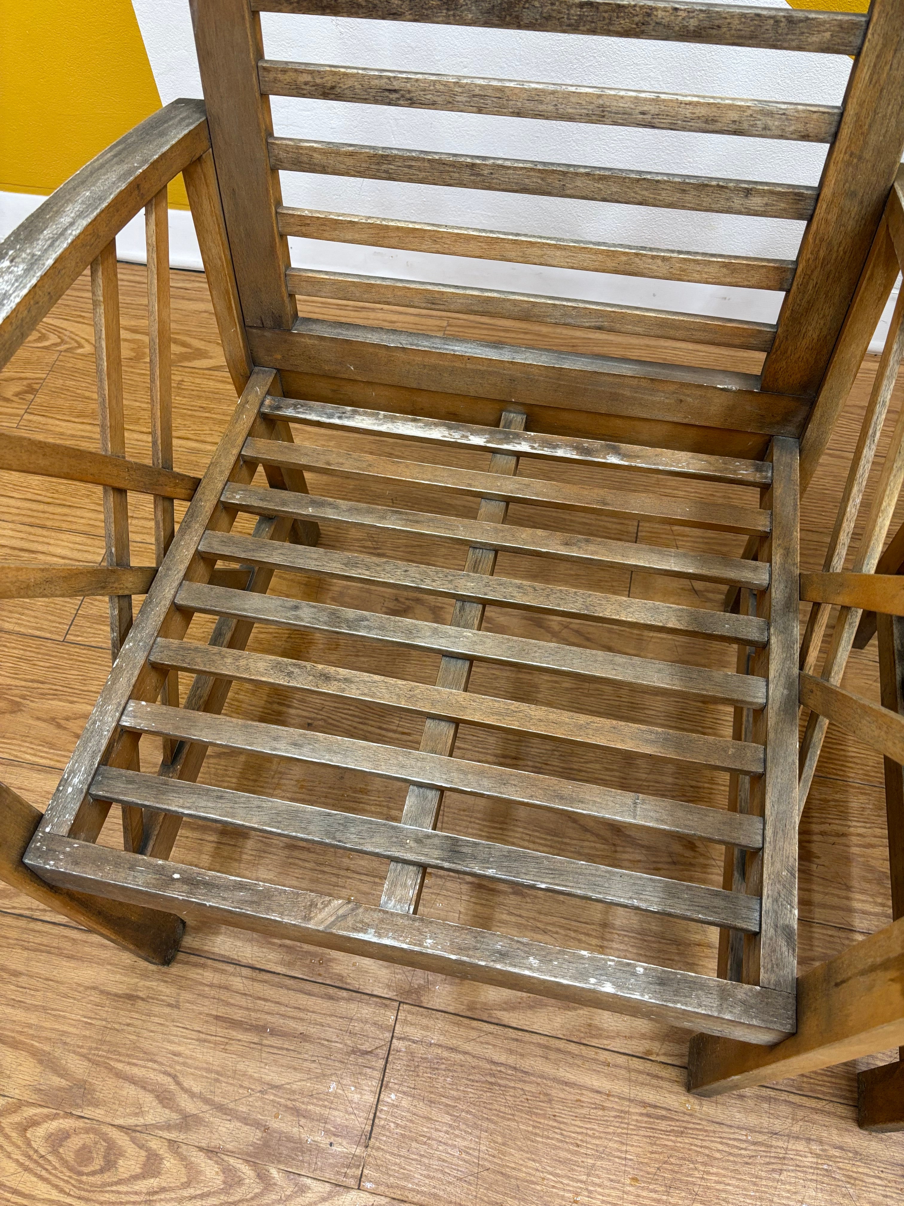 Safavieh Wood Patio Chairs & Coffee Table