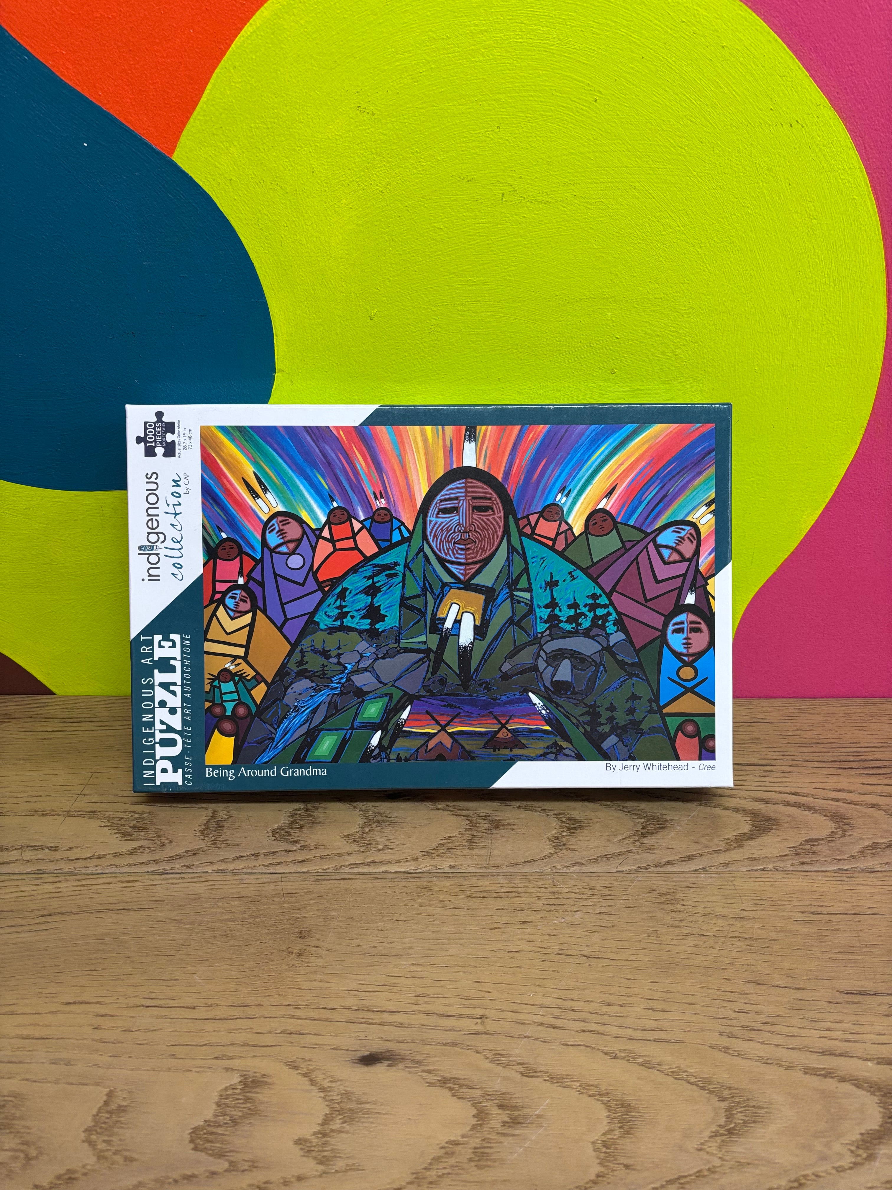 1000 Piece Puzzle "Being Around Grandma"