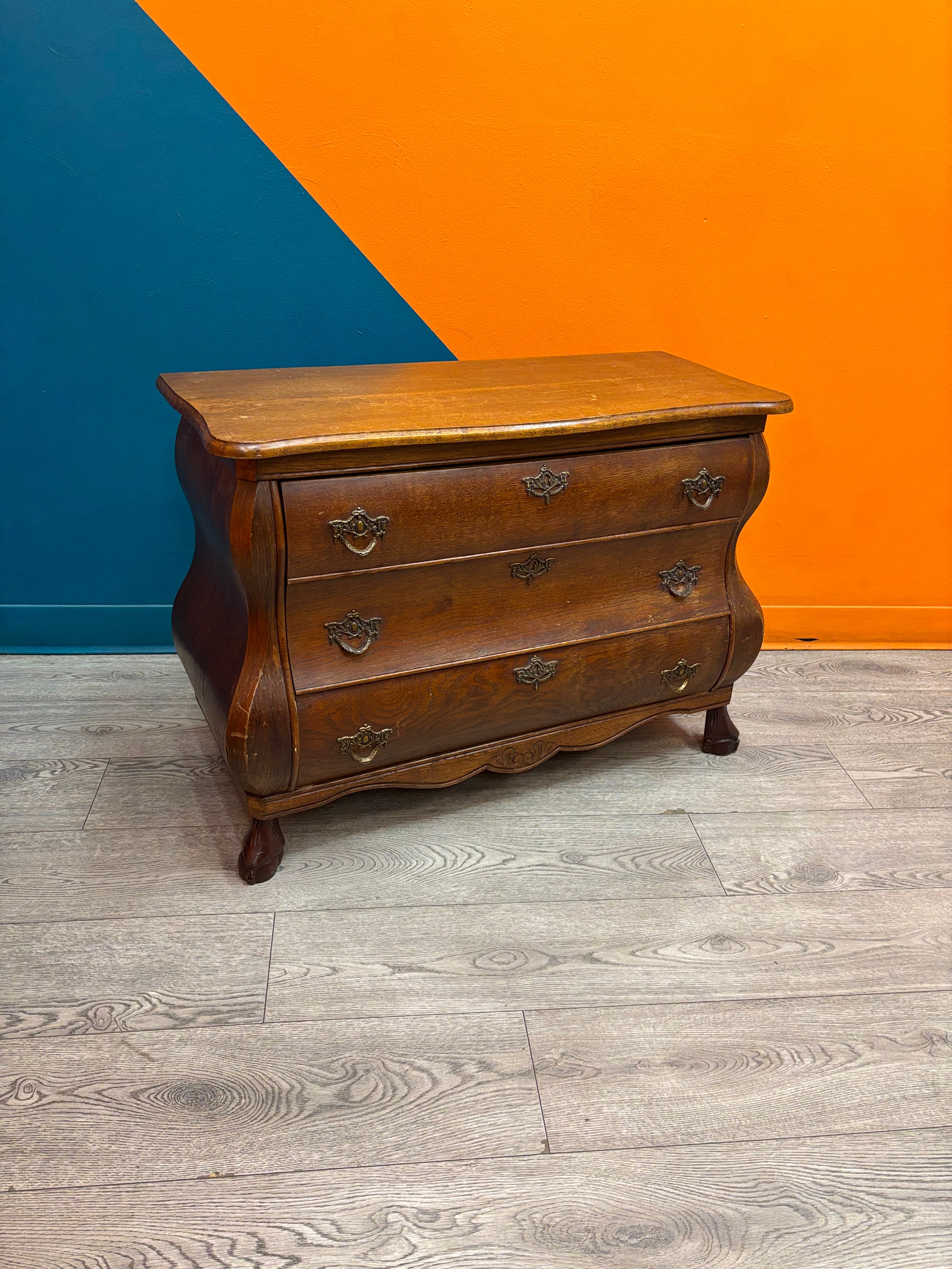 3 Drawer Wood Dresser