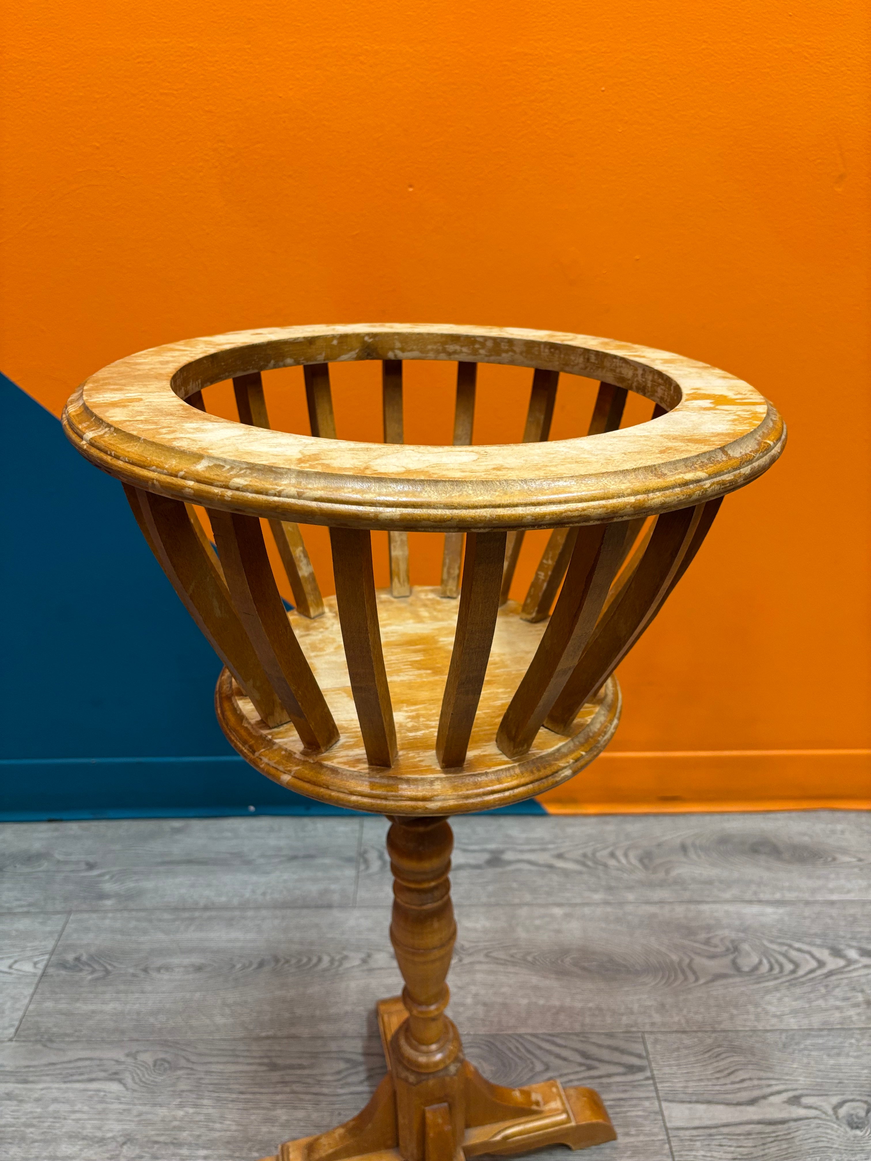 Wood Plant Stand