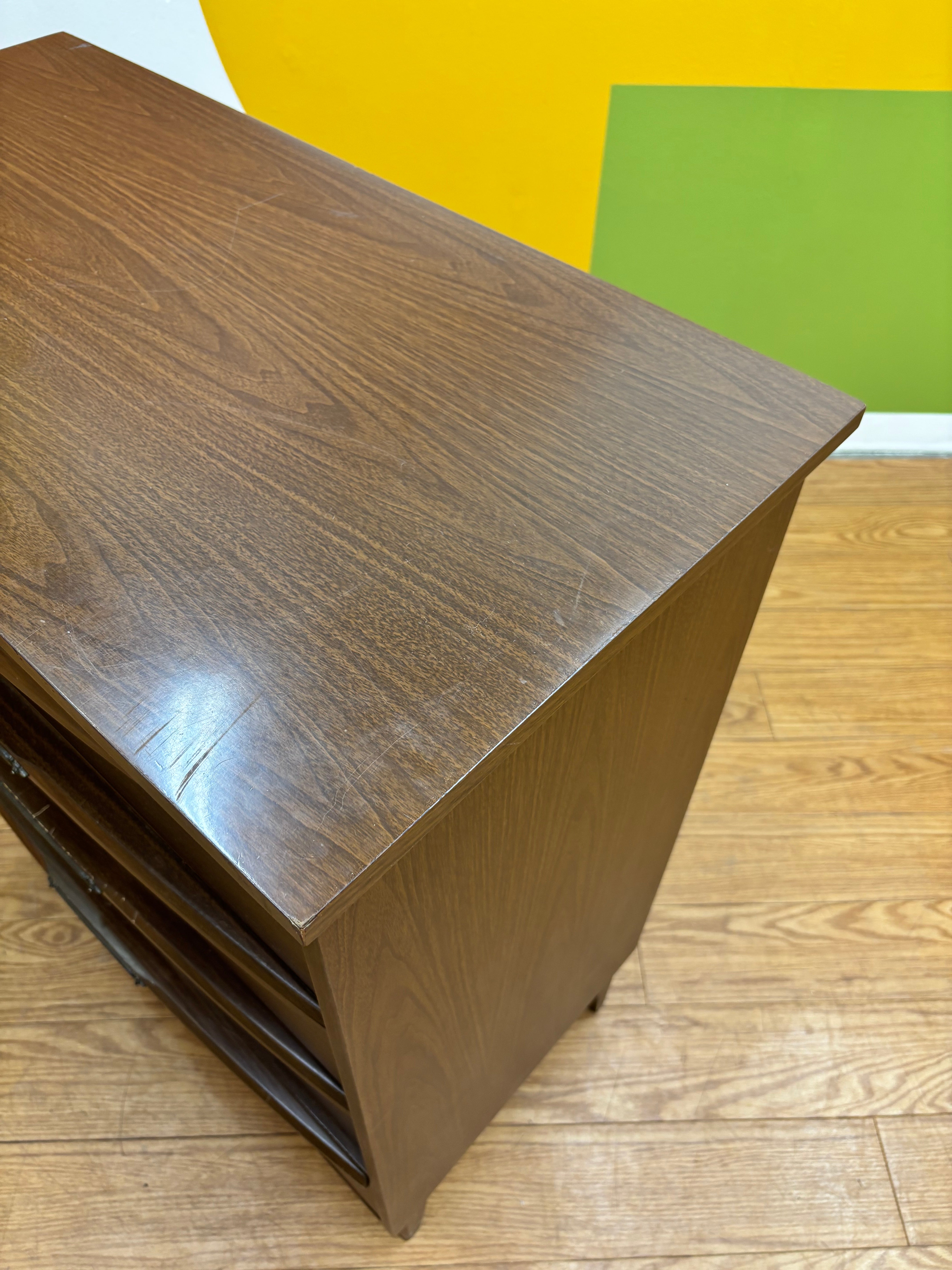 Wood 4-Drawer Dresser