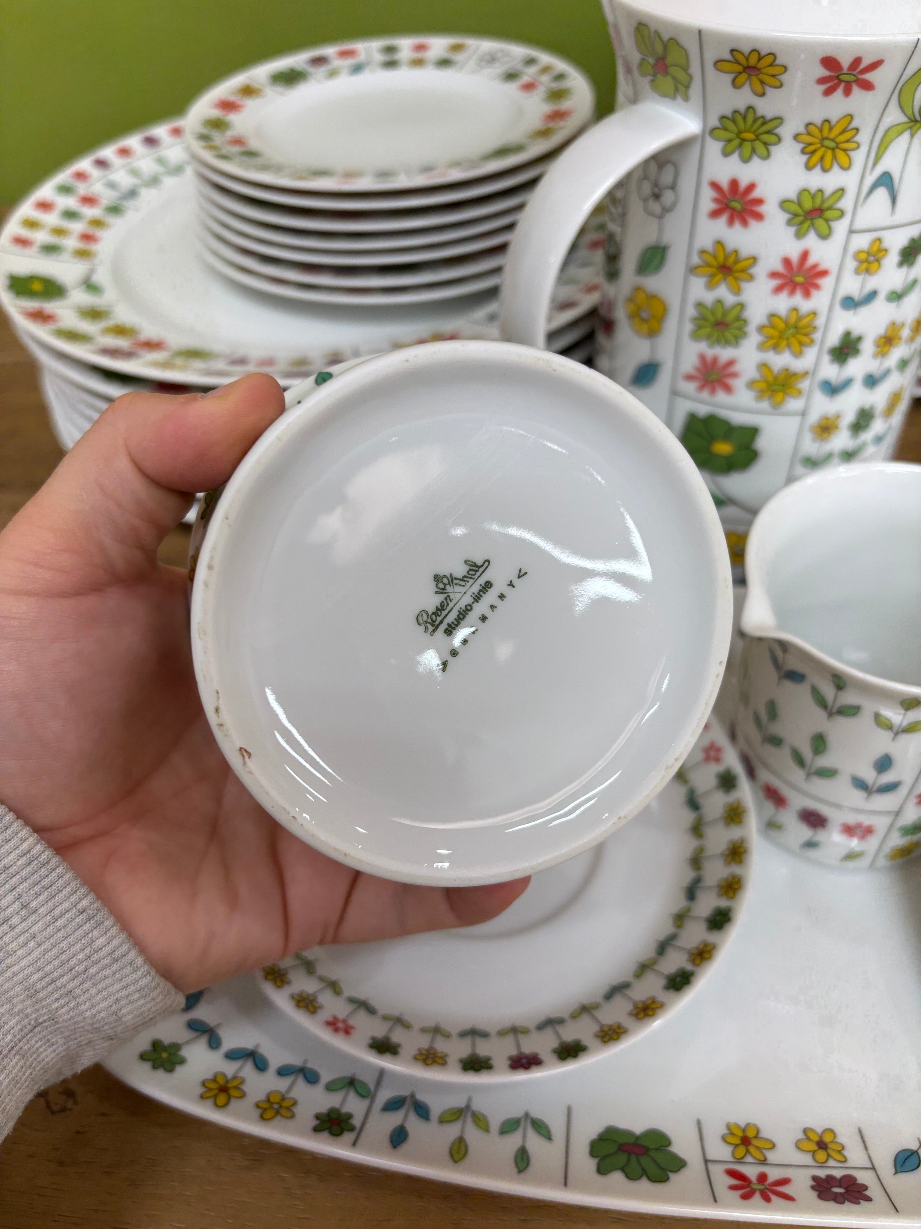 Large Piemonte Floral Set by Rosenthal