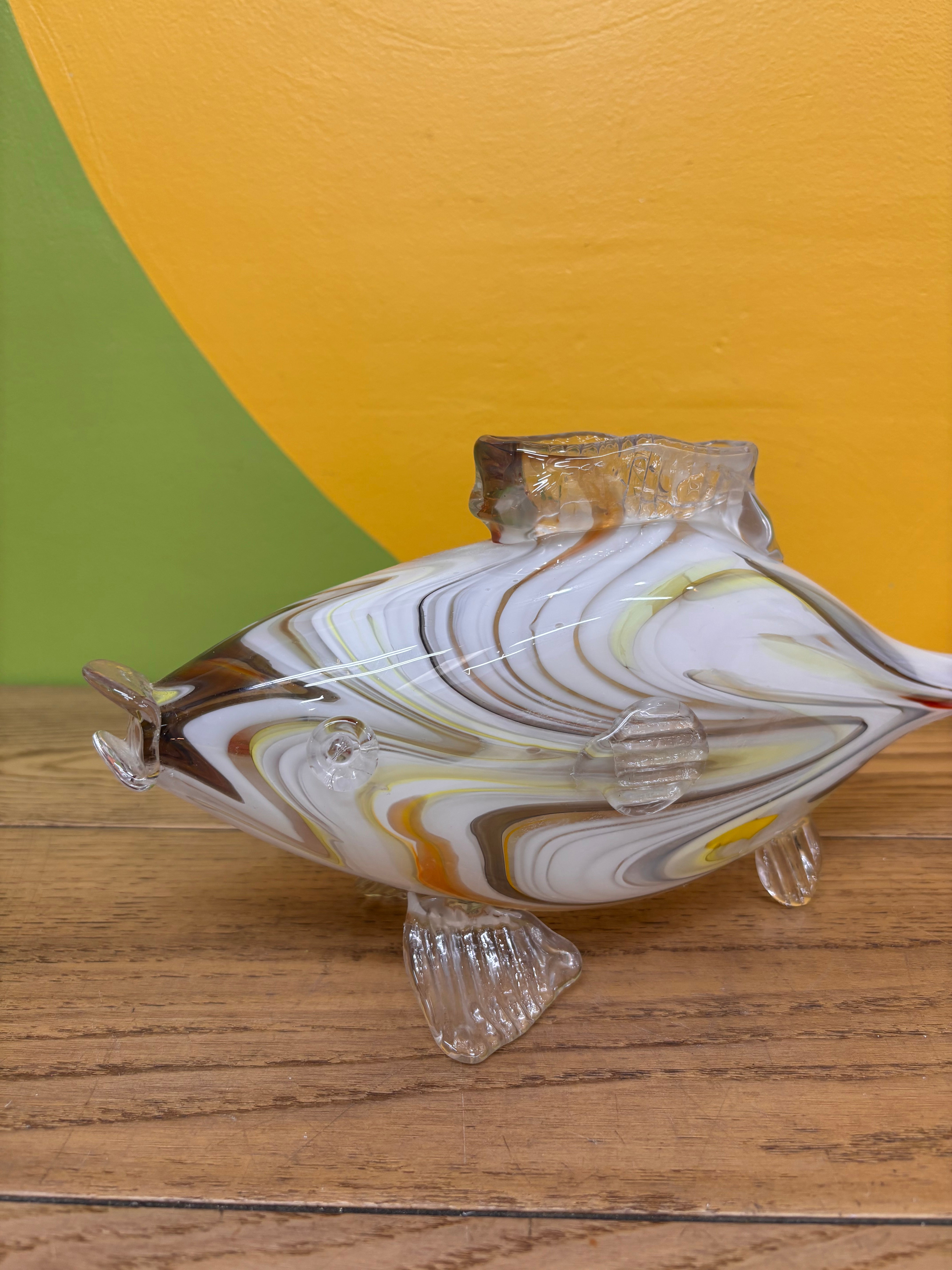 Glass Fish Vase