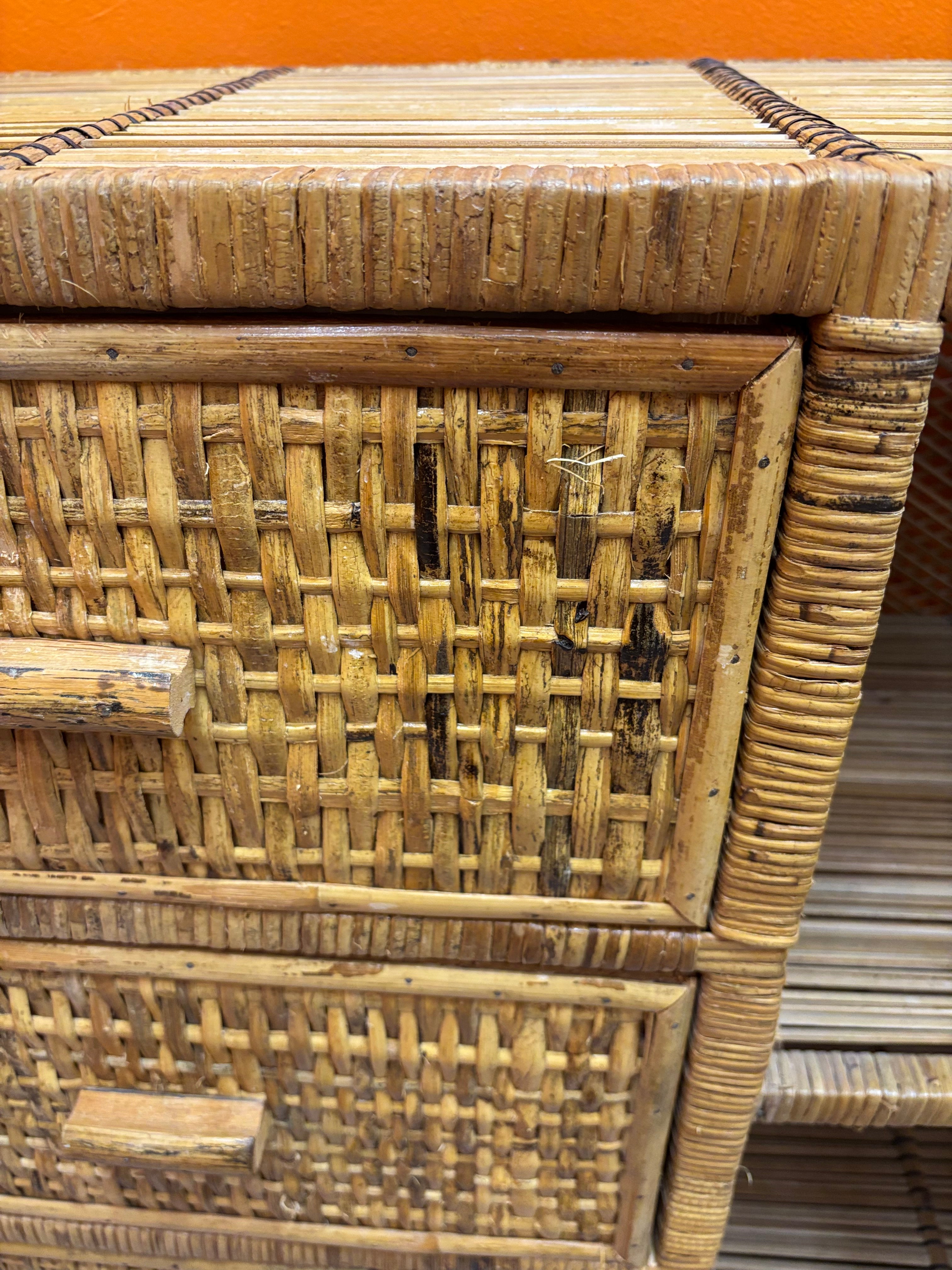 Wicker Dresser