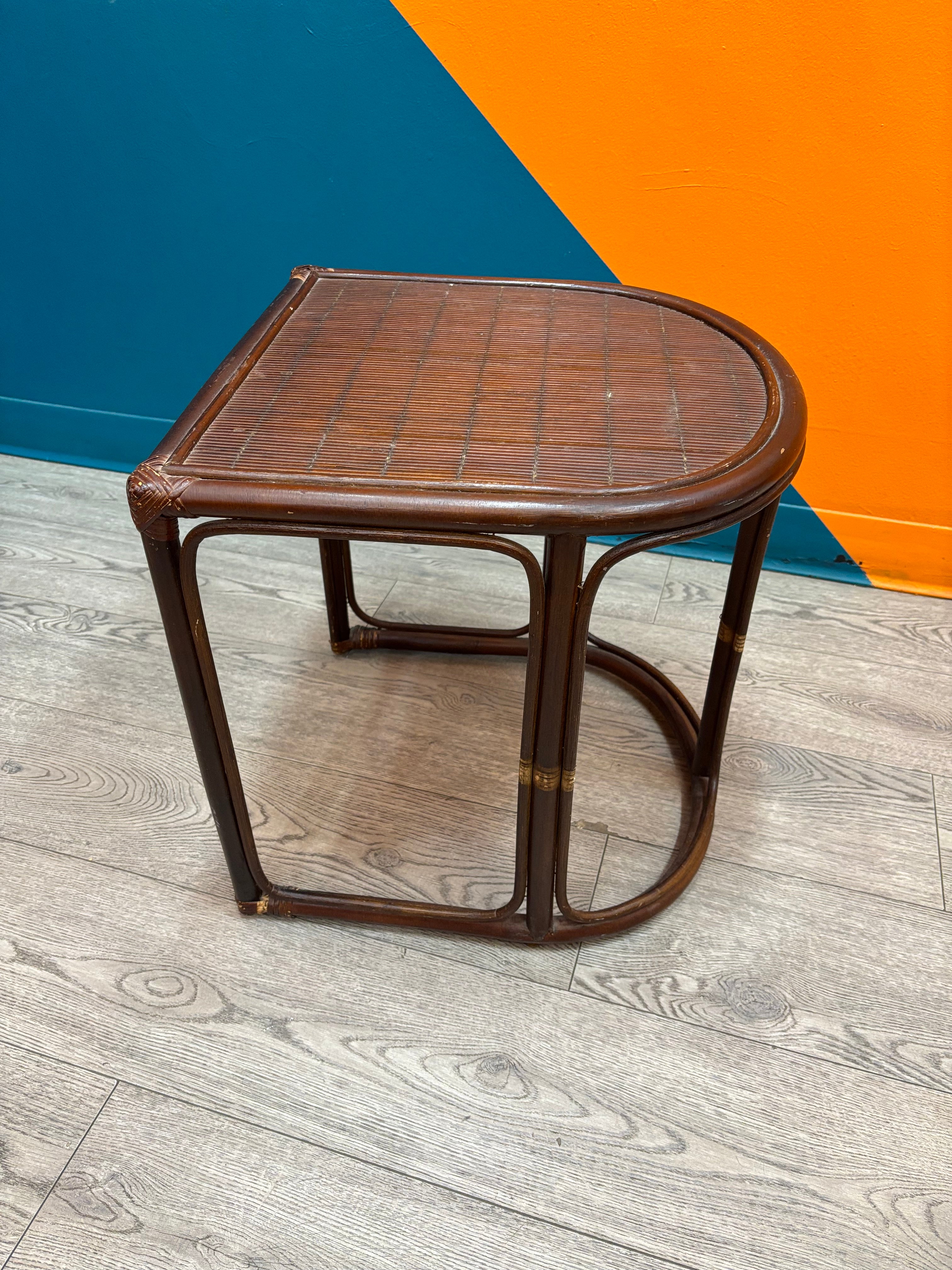 Rattan Side Table