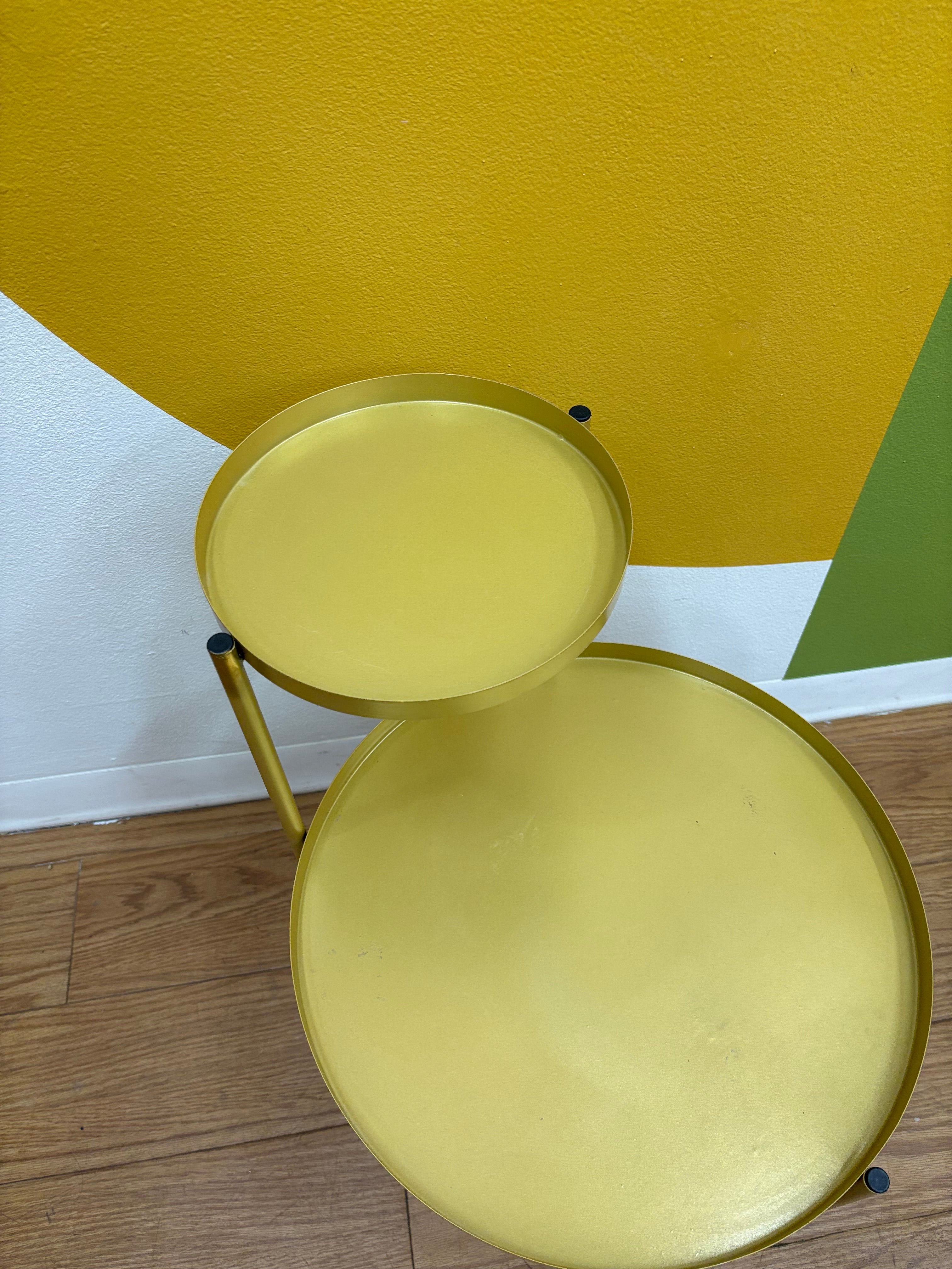 Metal Gold Tiered Plant Stand