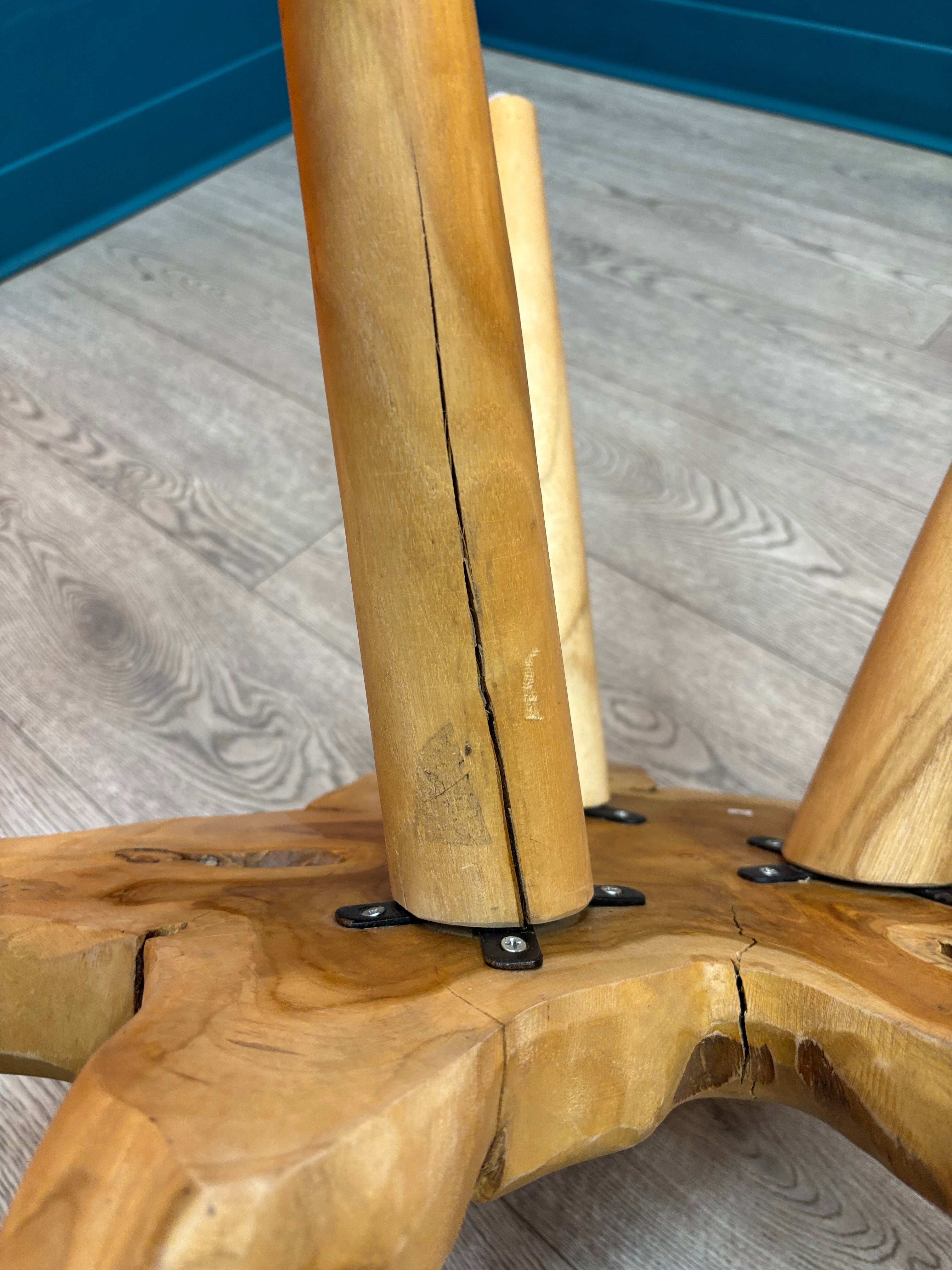 Wood Side Table