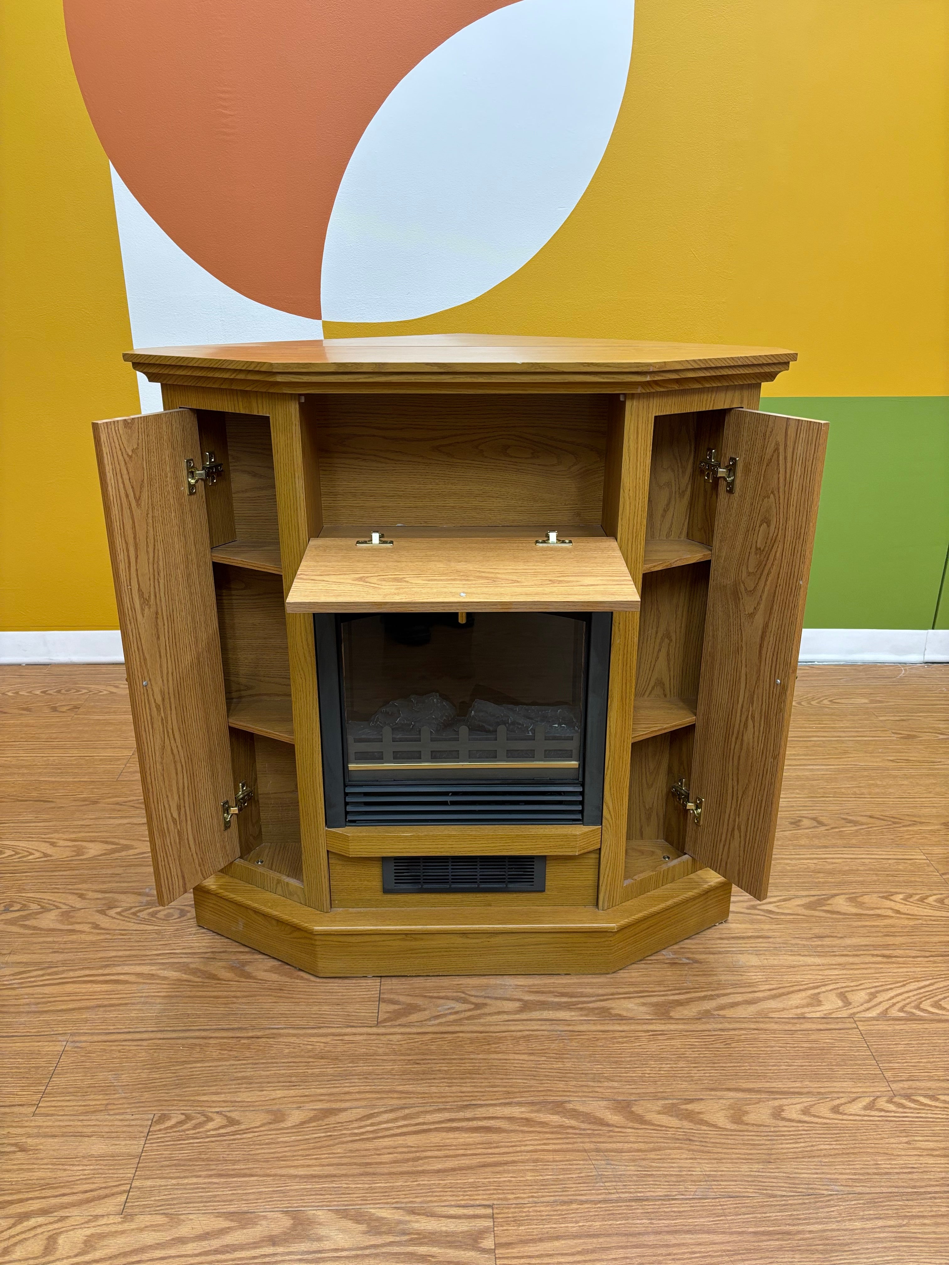 Corner Electric Fireplace