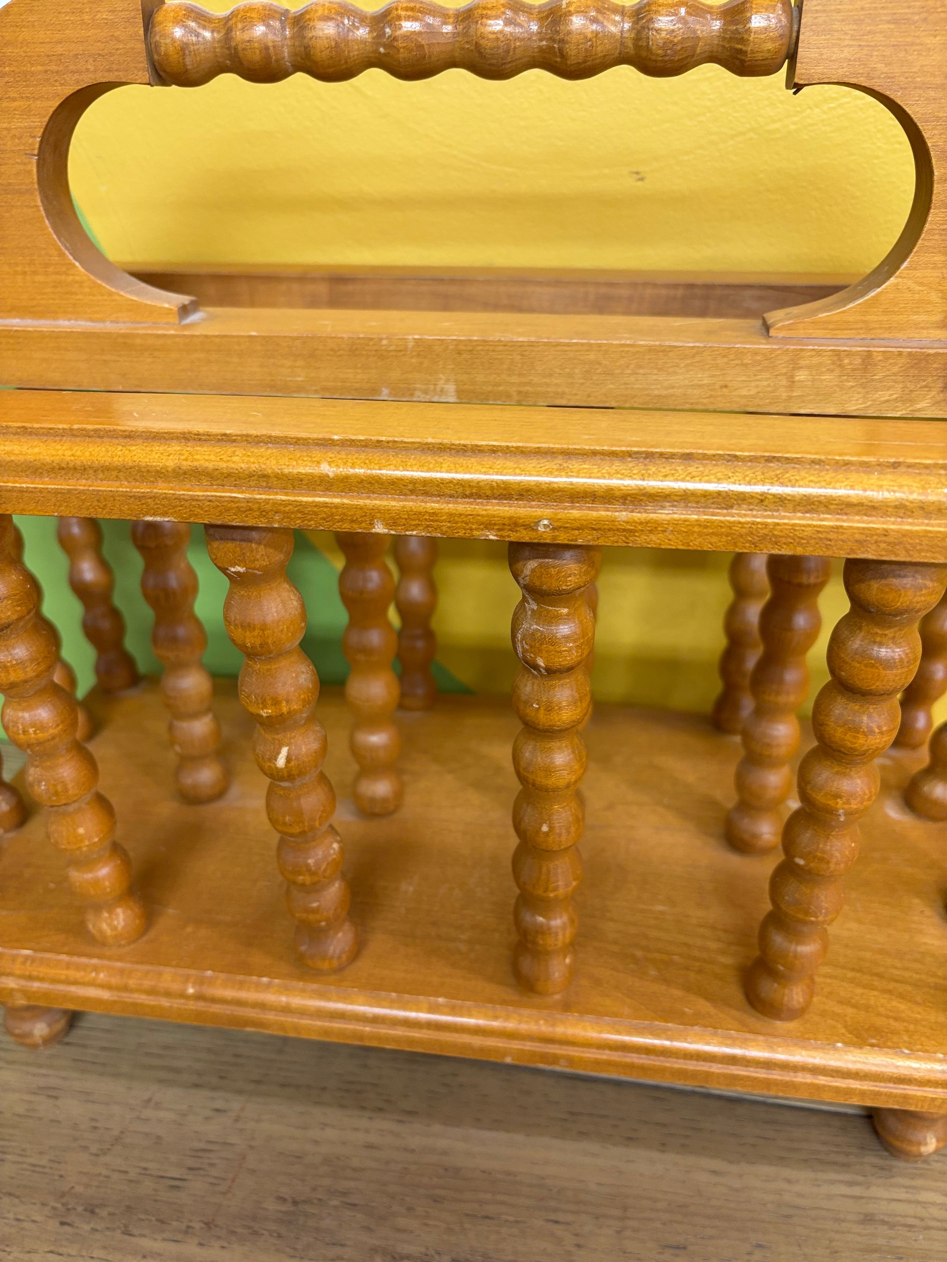 Wood Magazine Rack