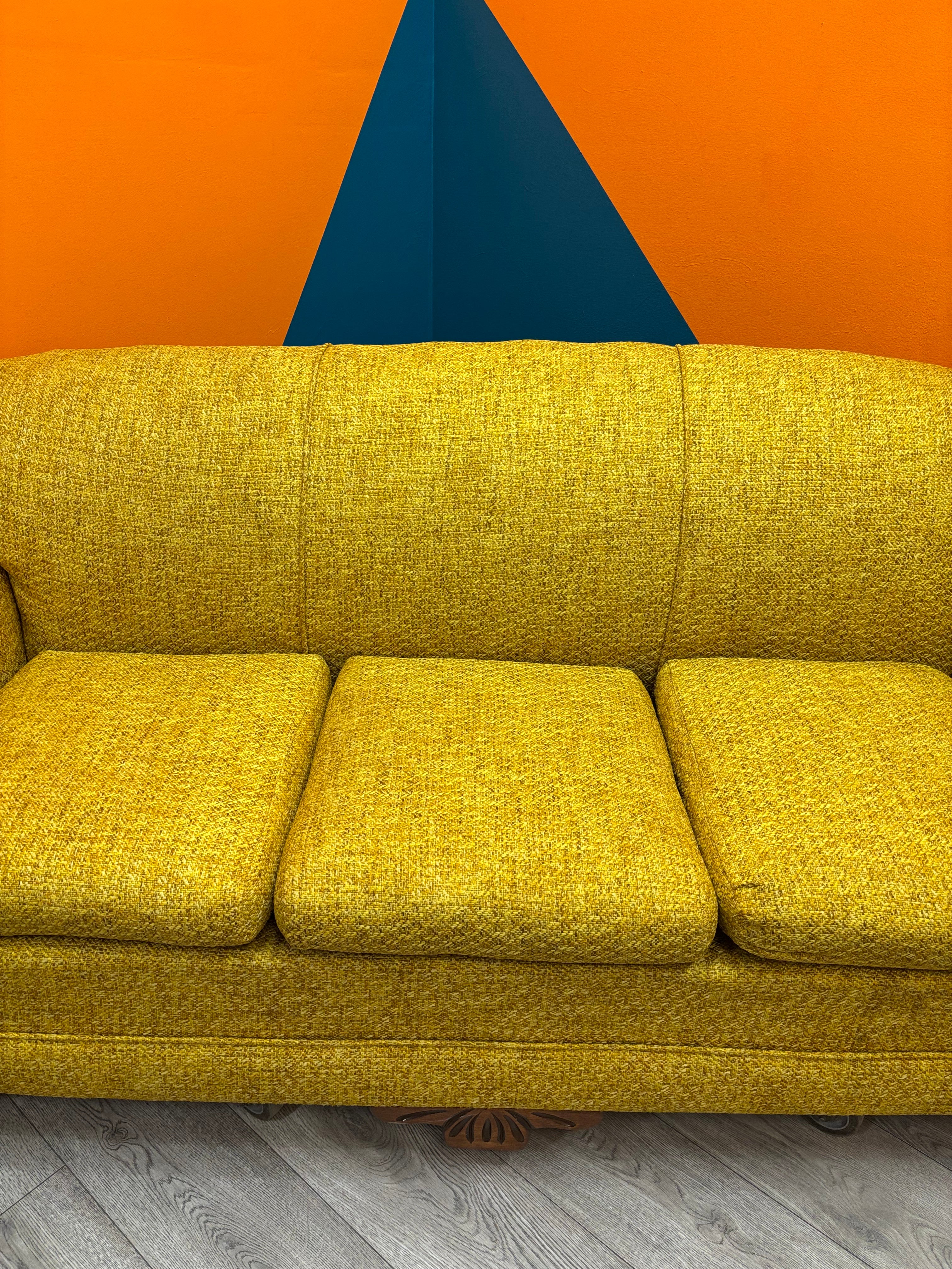 Yellow Fabric Sofa