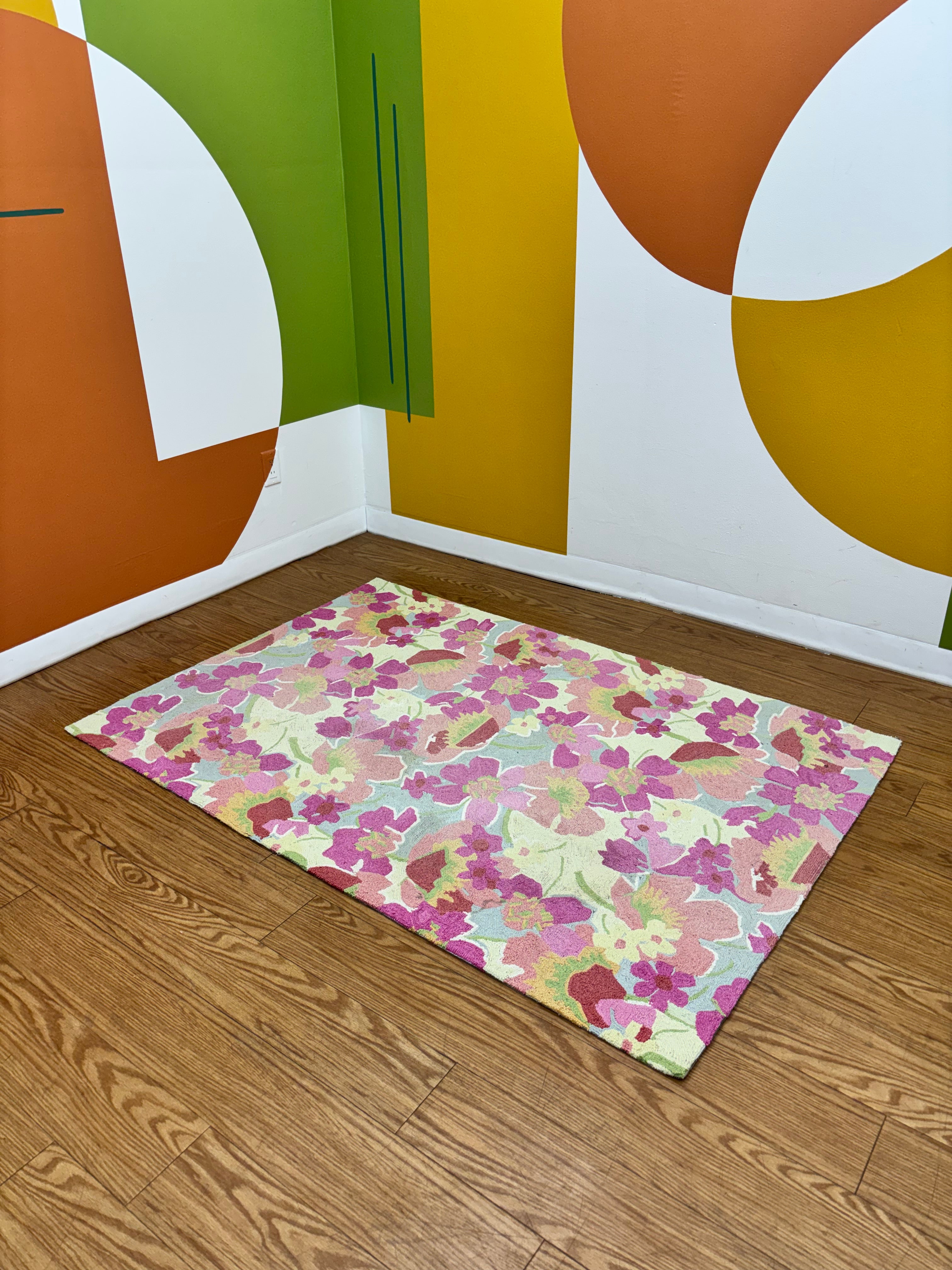 Floral Area Rug