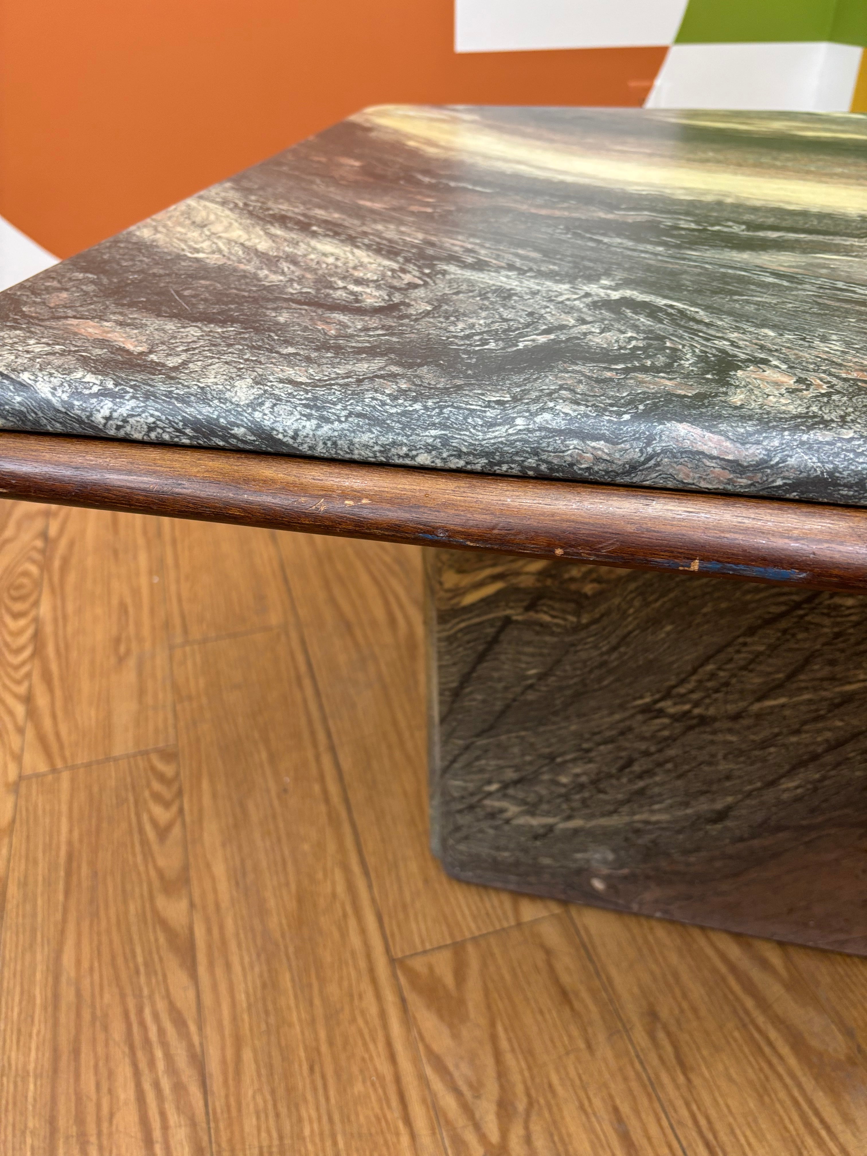 Square Marble Top Coffee Table